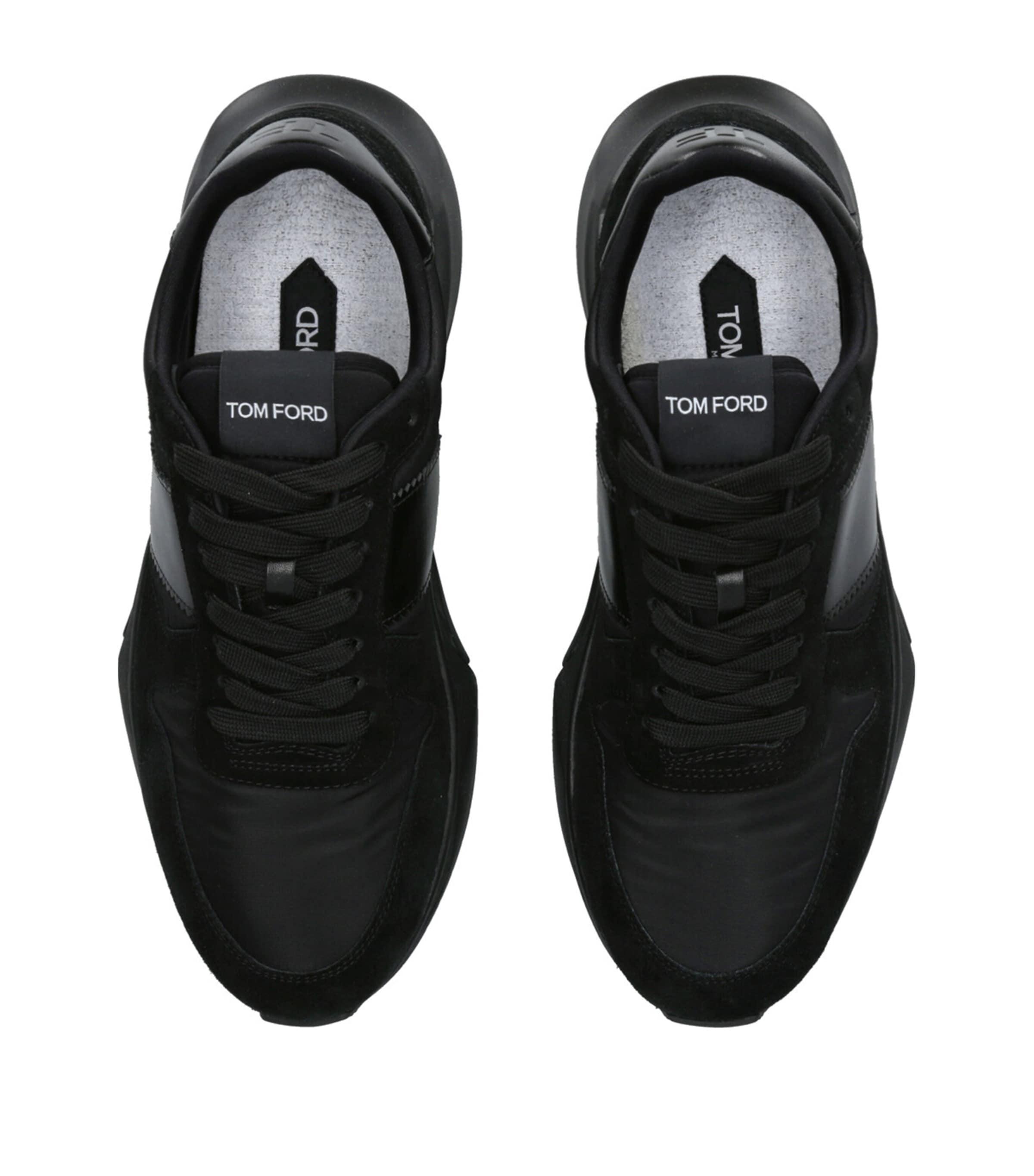 Tom Ford Leather Jagga Runner Sneakers in Black for Men Lyst UK