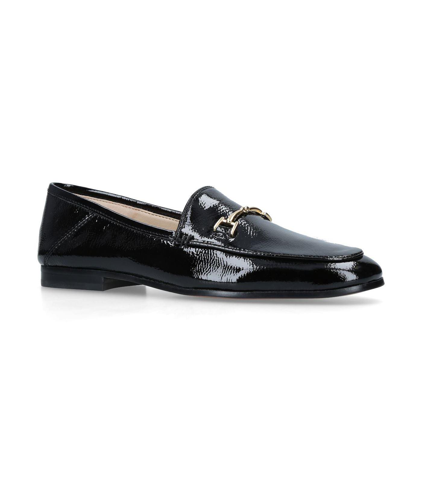 Sam Edelman Patent Leather Loraine Loafers in Black | Lyst