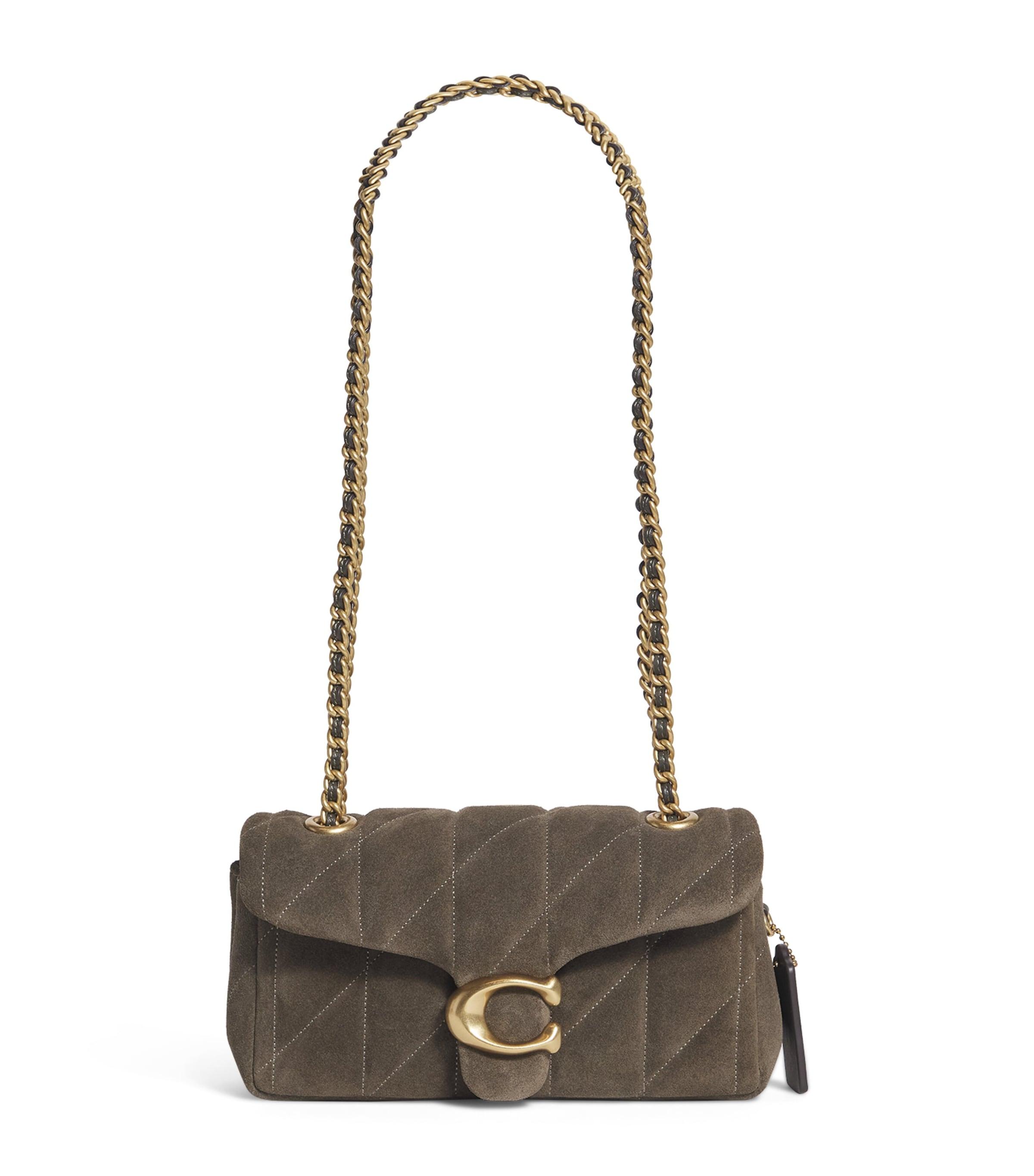 COACH Suede Brooklyn 39 Shoulder Bag in Green | Lyst