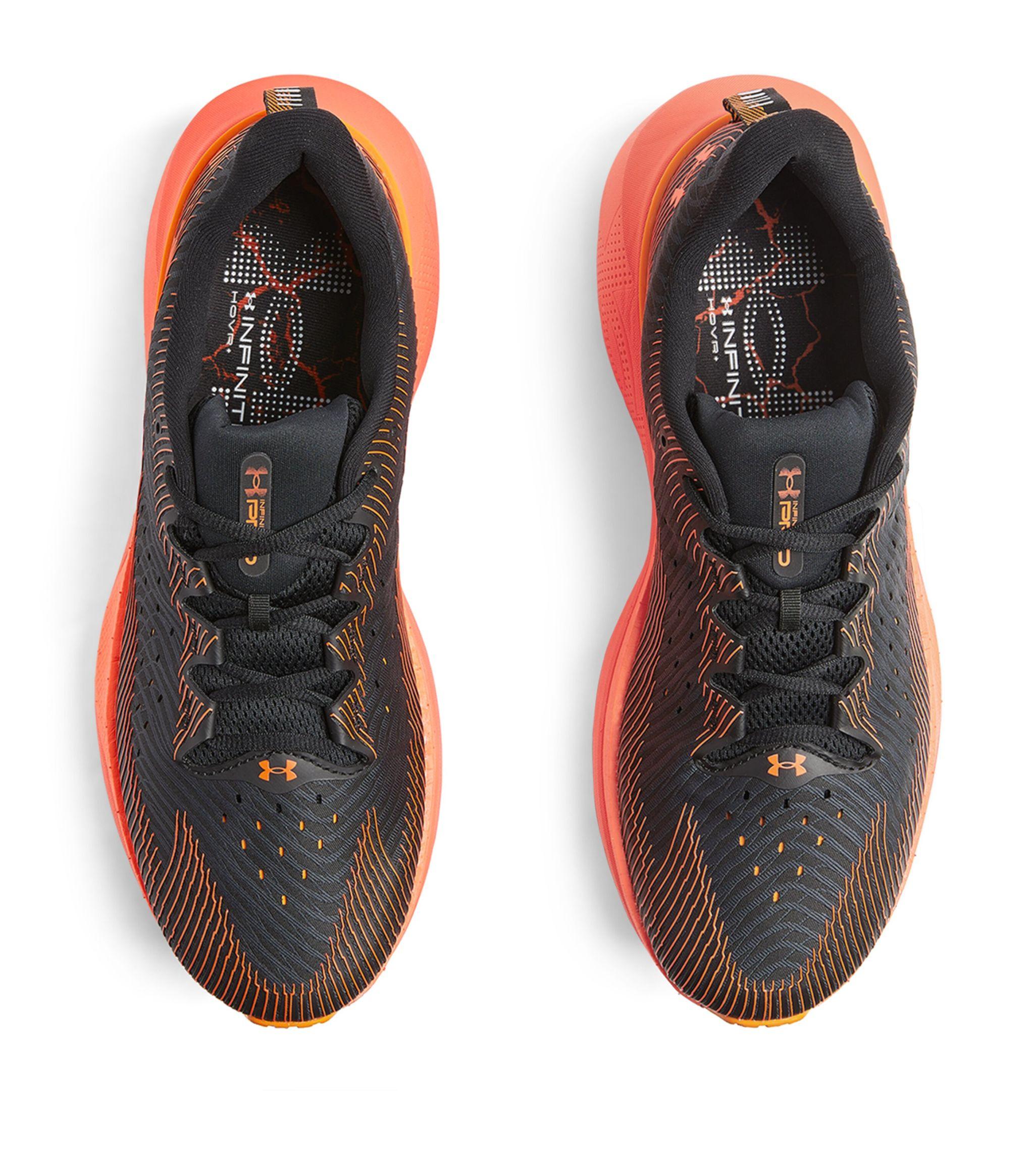 under armour basketball shoes black and orange
