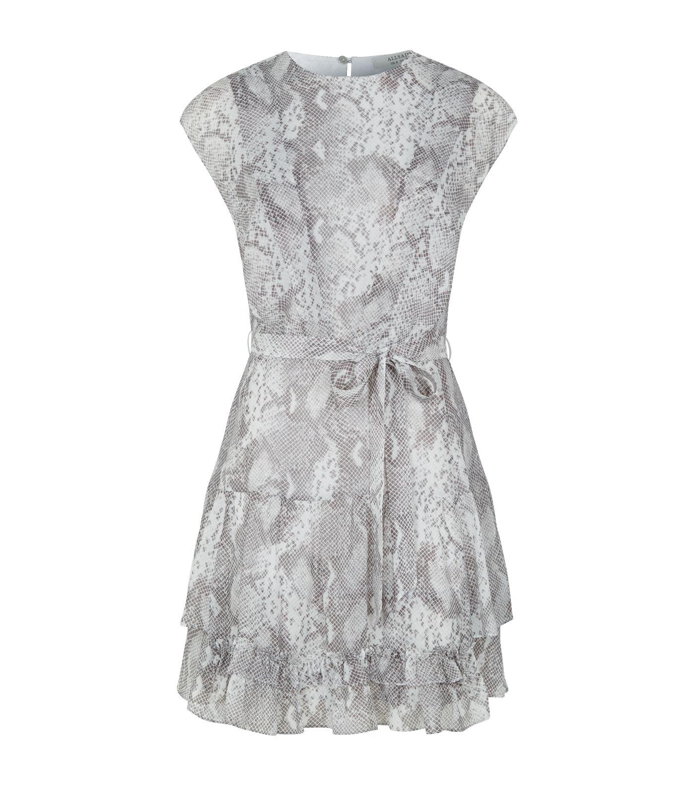 all saints snake print dress