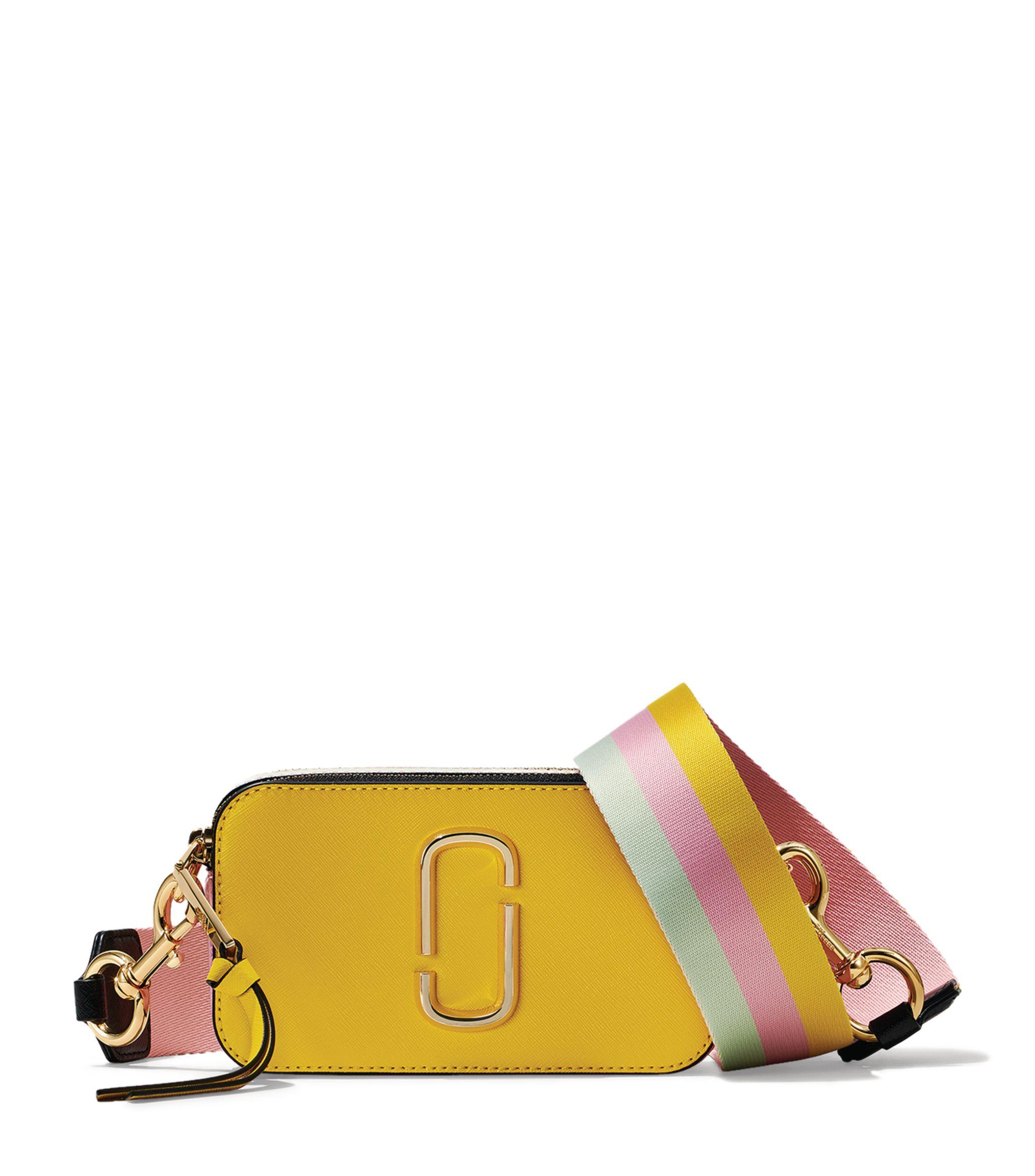 Marc Jacobs Snapshot Bag in Yellow Leather ref.498114 - Joli Closet