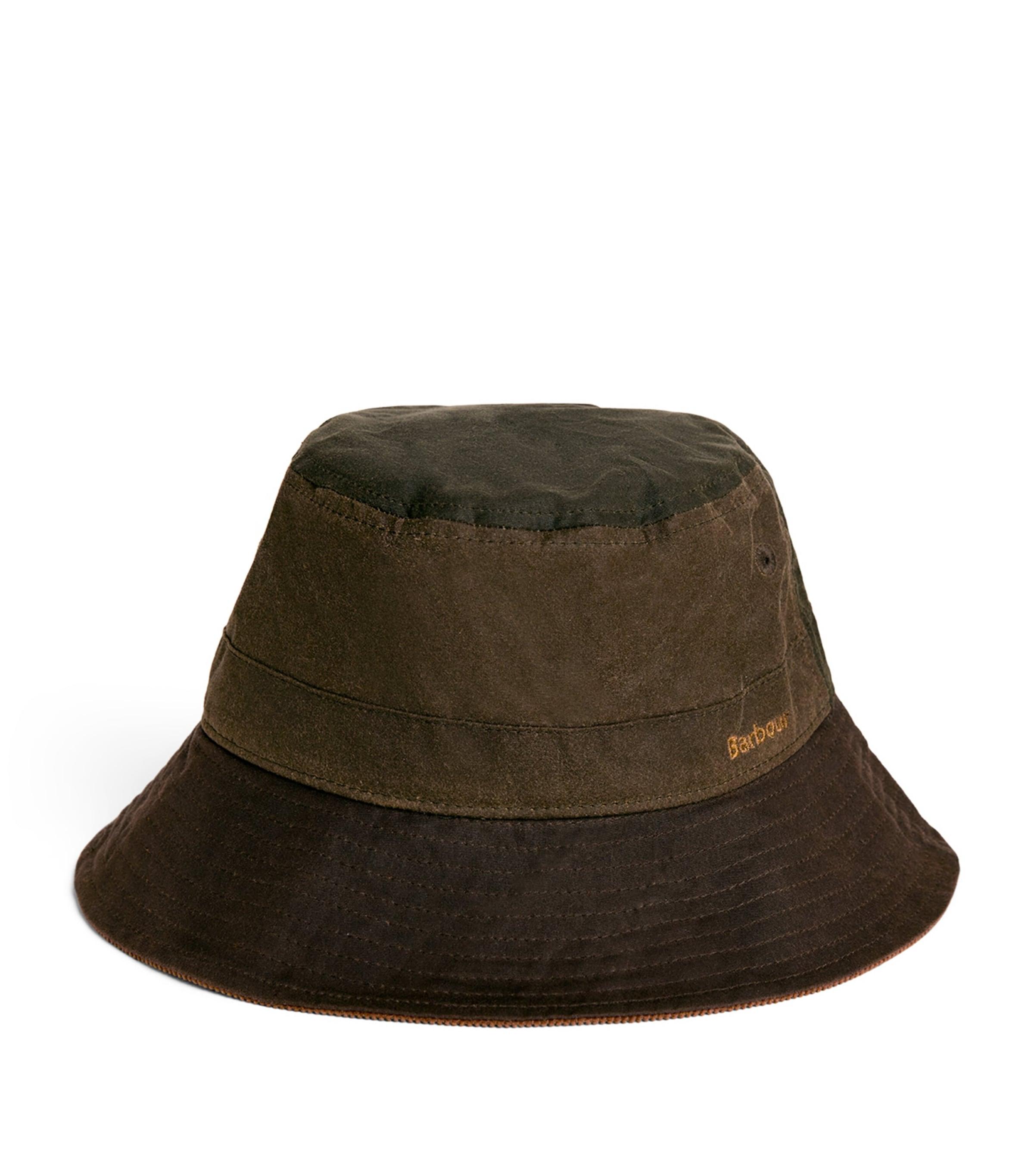 Barbour Waxed Brackley Bucket Hat in Green Lyst UK