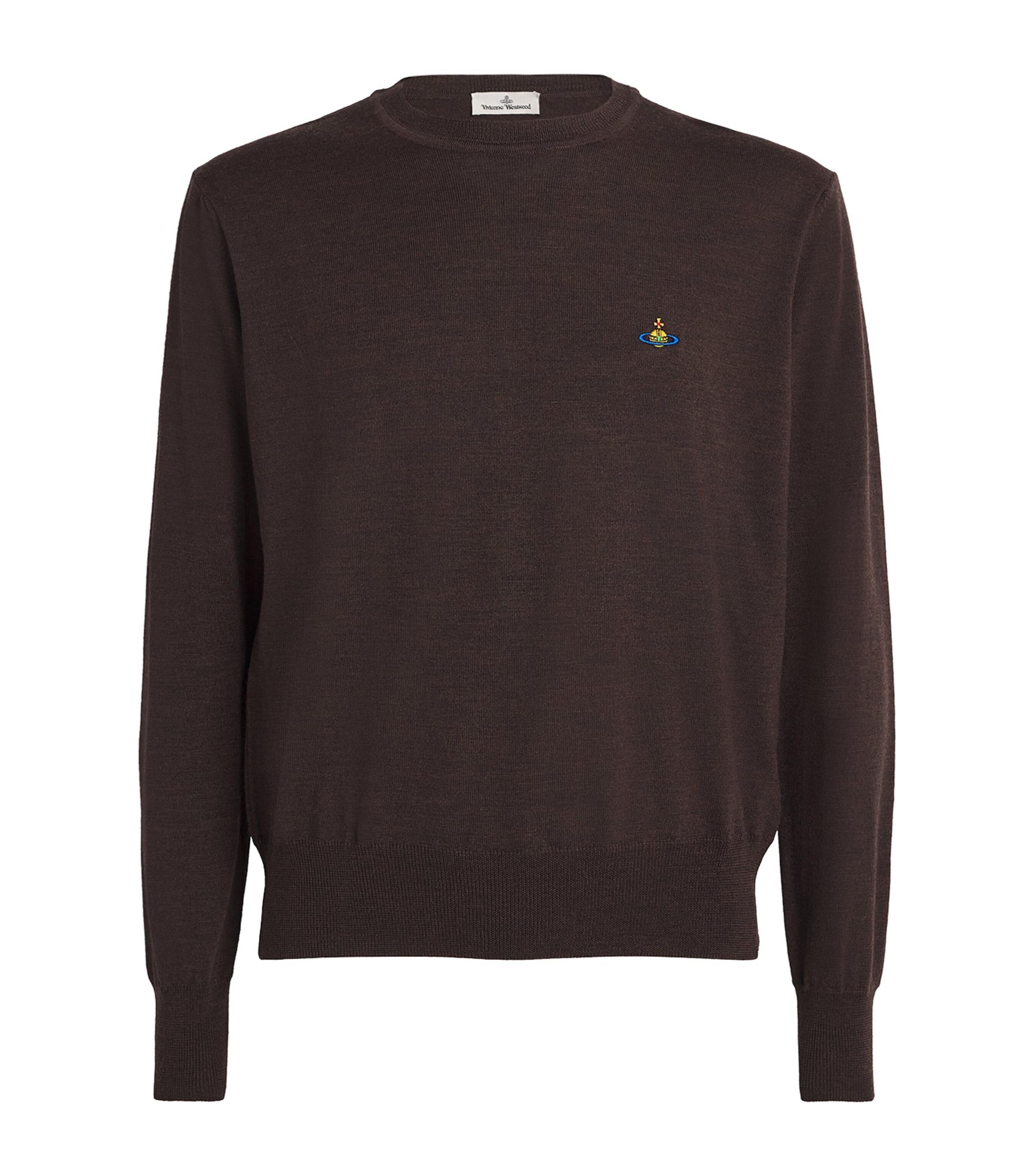 Vivienne Westwood Virgin Wool Mini Orb Sweater in Brown for Men Lyst UK