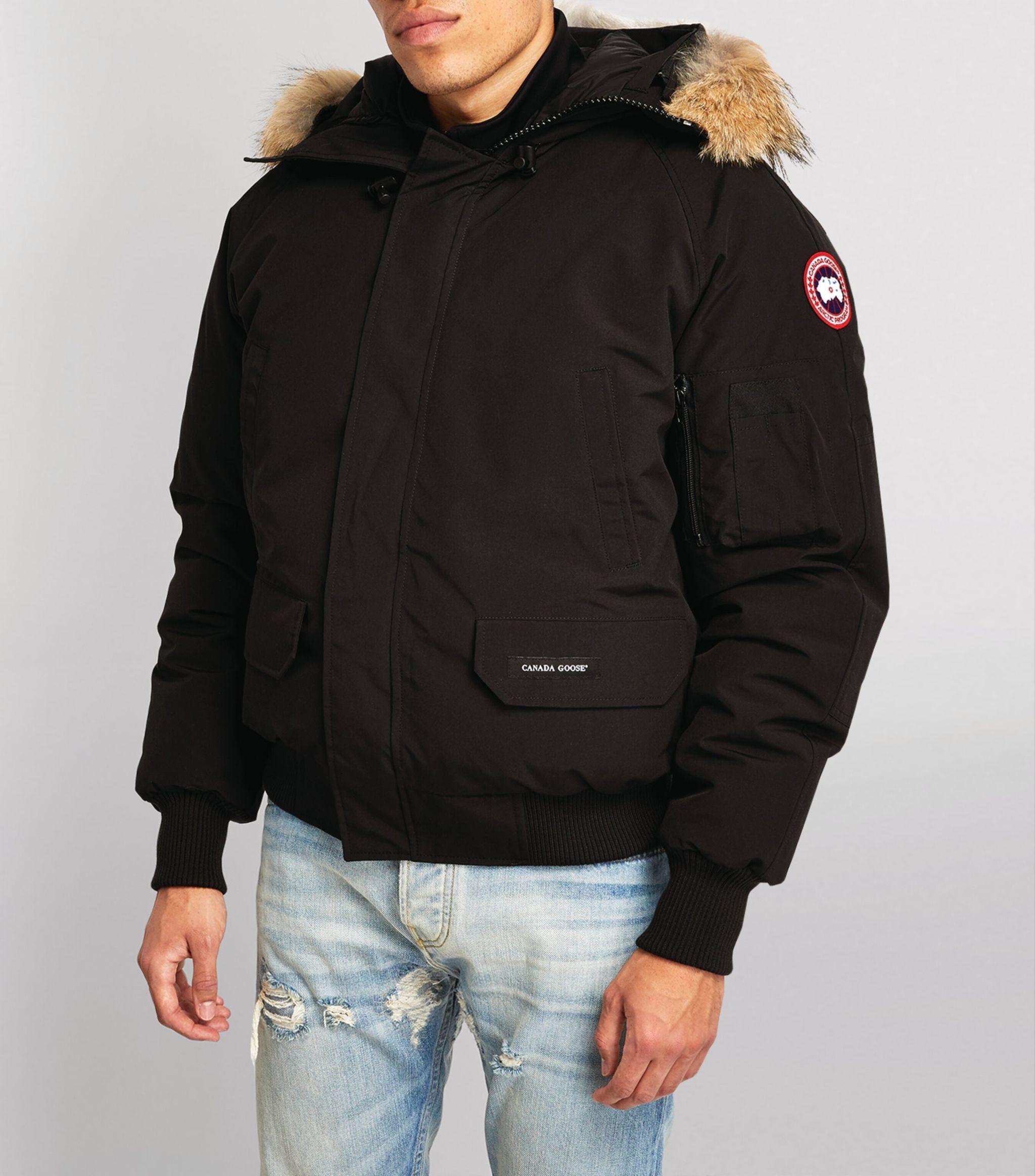 Canada Goose Chilliwack Bomber Jacket in Black for Men | Lyst