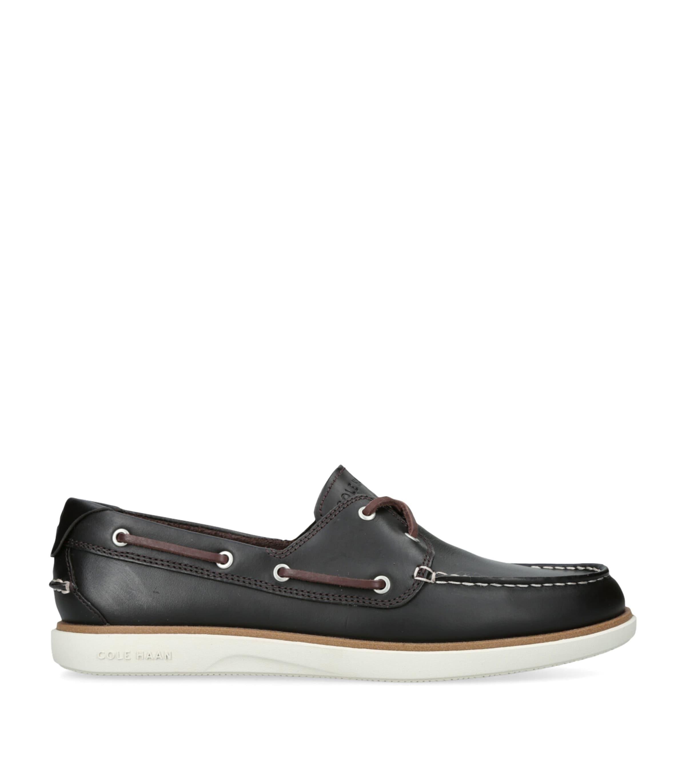 靴 COLE HAAN / deck shoes driving shoes Men's Grand Laser Penny Driver in Black | Cole Haan