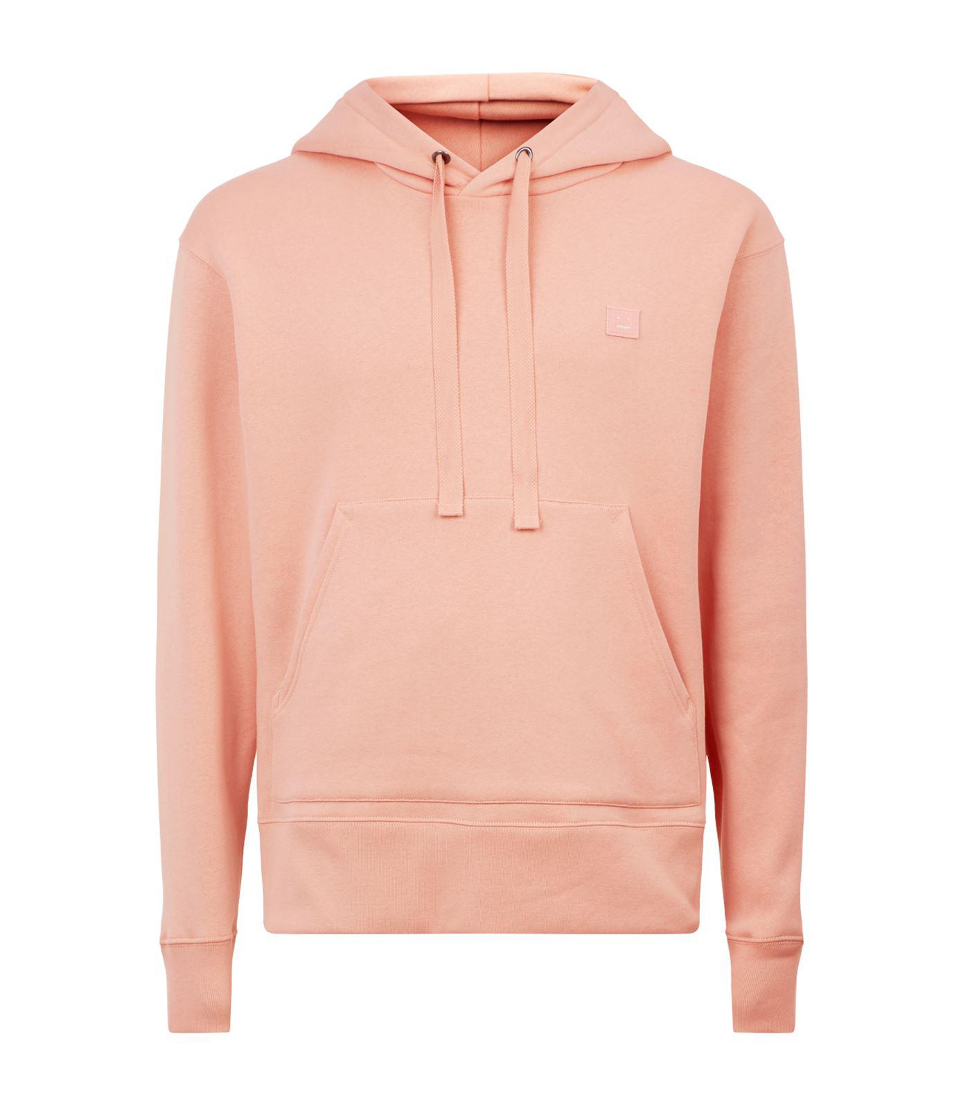 Acne studios pink ferris face outlet hoodie