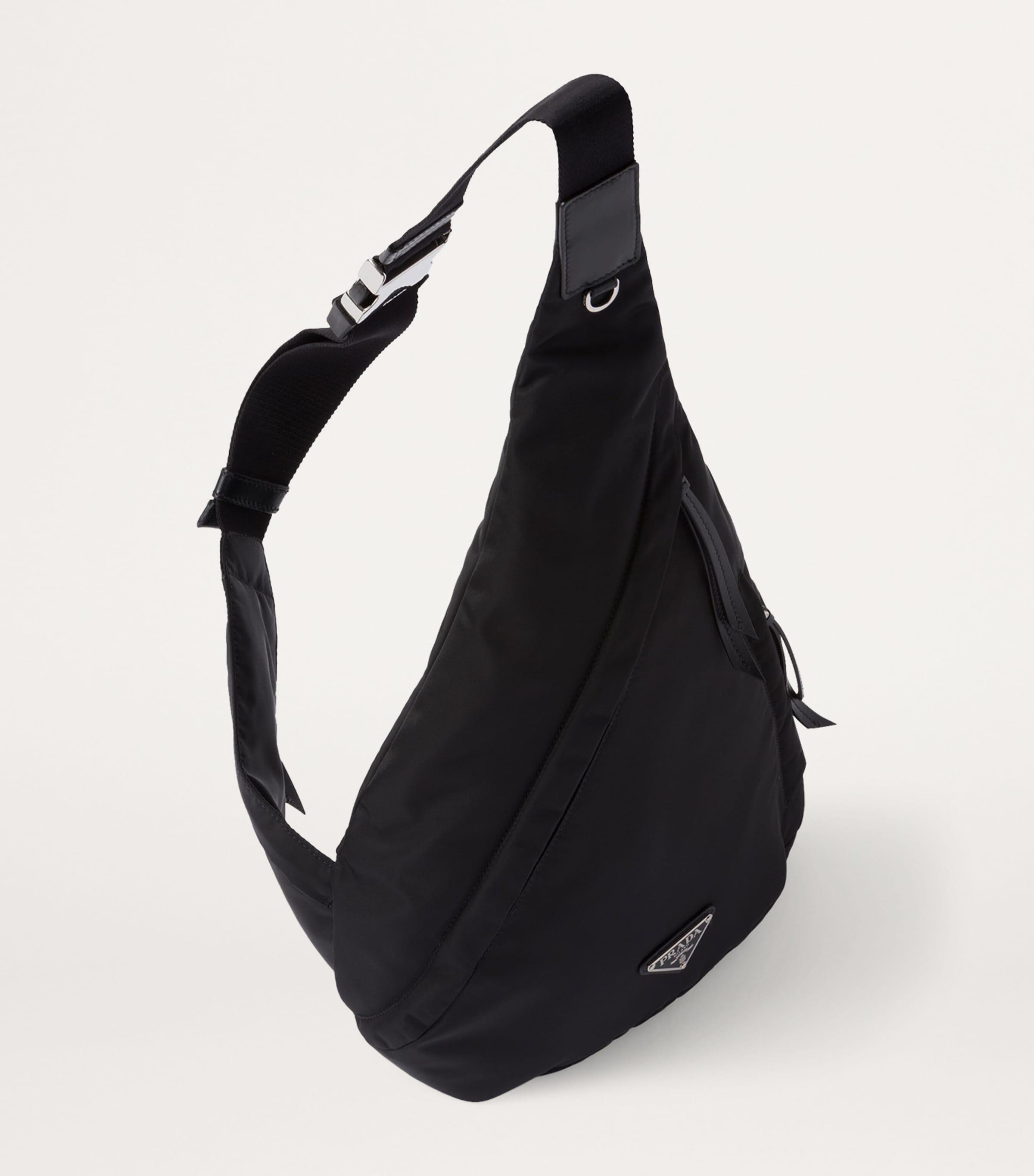Prada Re Nylon And Leather Backpack in Black for Men Lyst UK