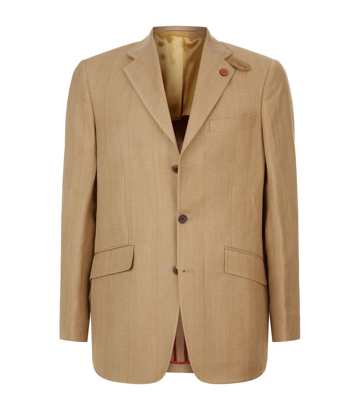 James Purdey & Sons Linen Chatsworth Jacket in Beige (Natural) for Men ...