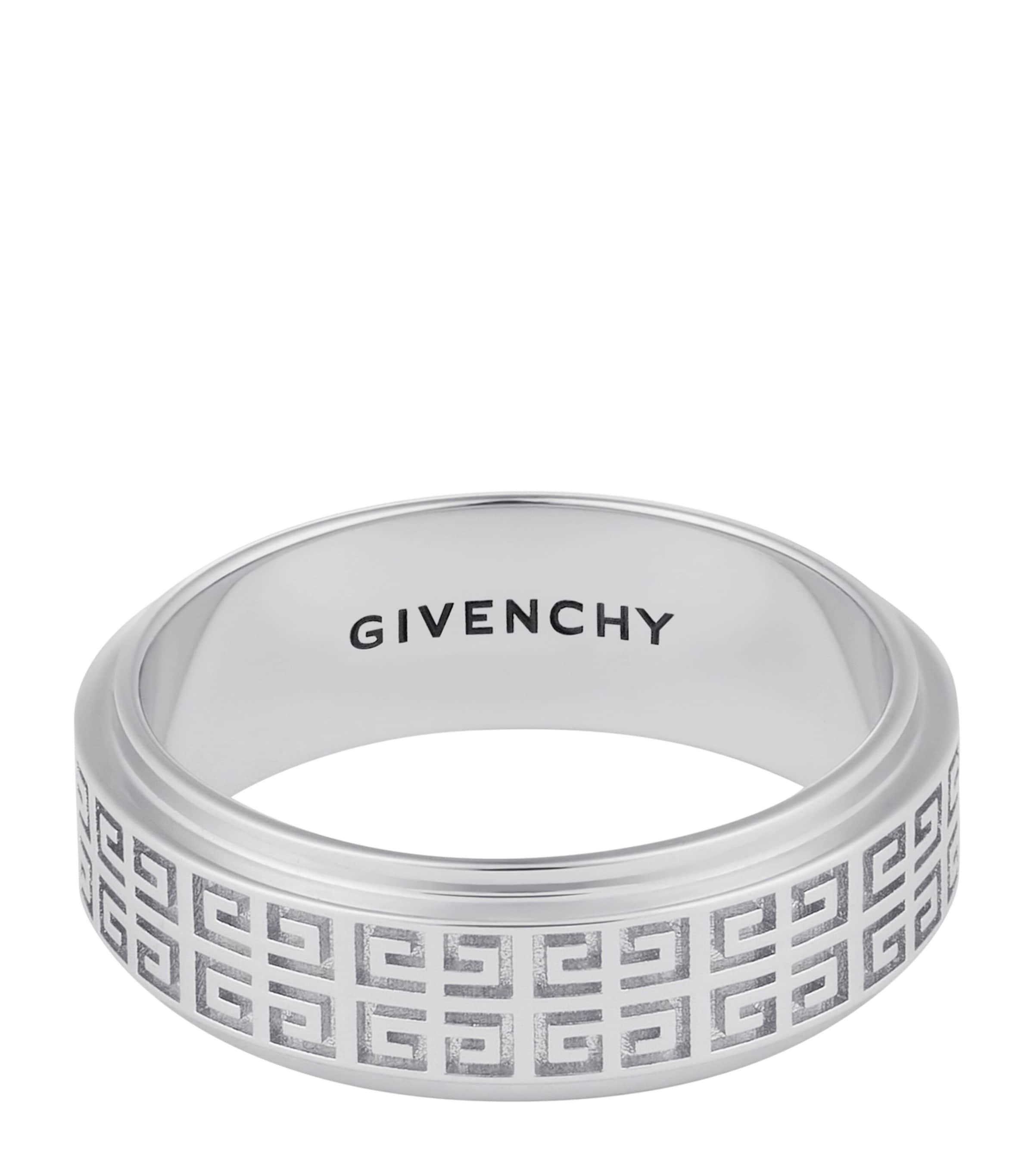 GIVENCHY RING SILVERY リング GIVENCHY RING SILVERY リング Givenchy Men's 2G Silvery Ring