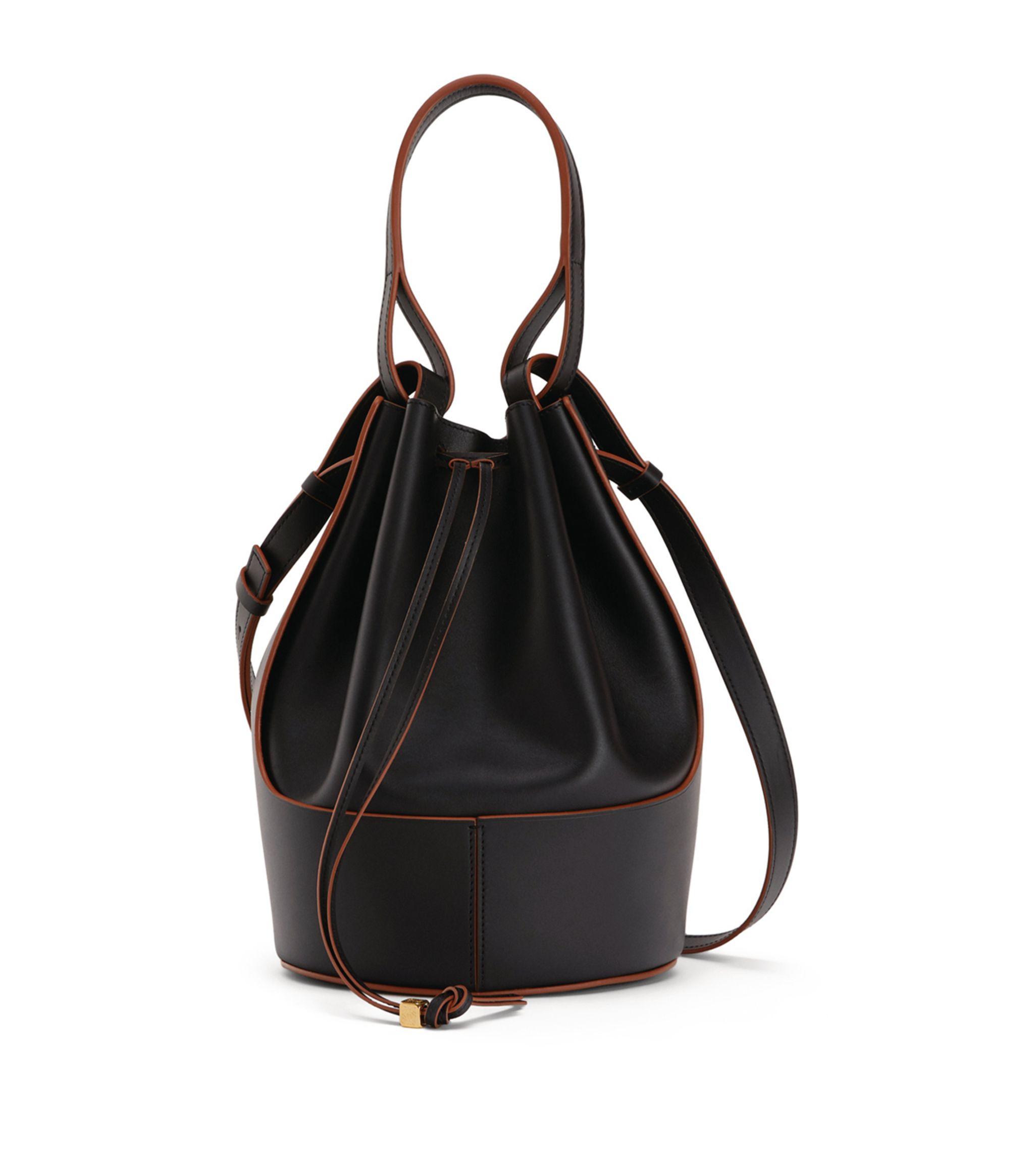 Loewe Small Balloon Bucket Bag - Black Bucket Bags, Handbags - LOW53786
