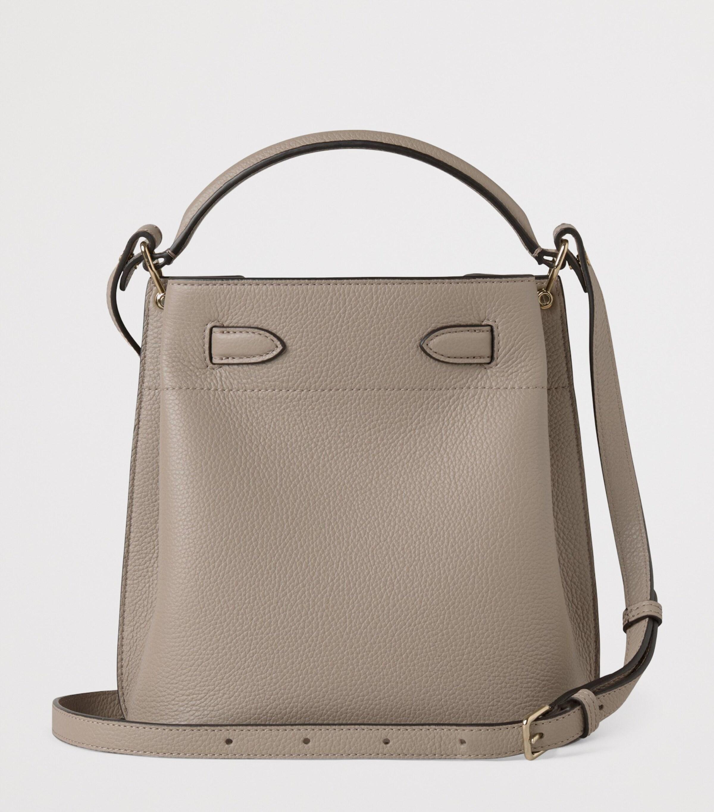 ショルダーバッグ・ポシェット MULBERRY Leather bucket bag with logo Mulberry Islington Bucket Bag in Black
