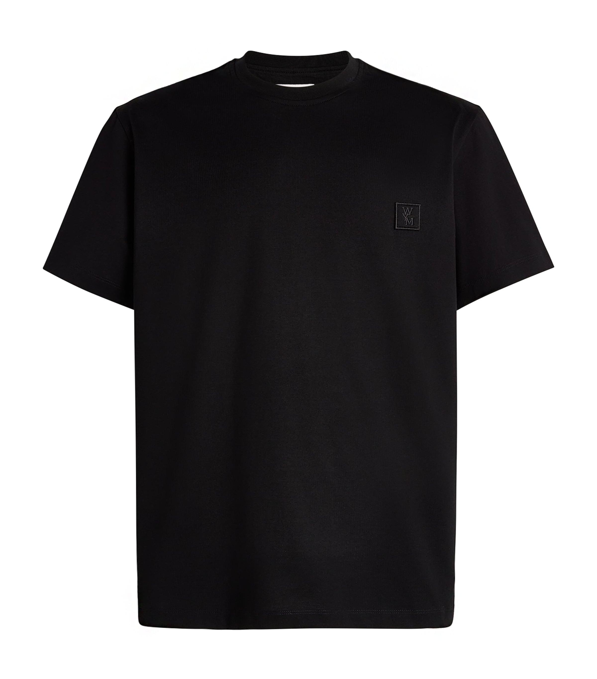 WOOYOUNGMI Cotton Logo T-Shirt in Black for Men | Lyst
