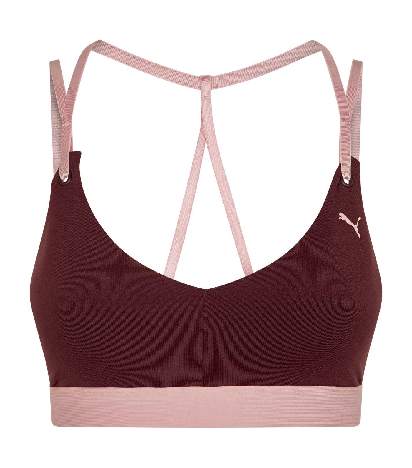 puma strappy sports bra