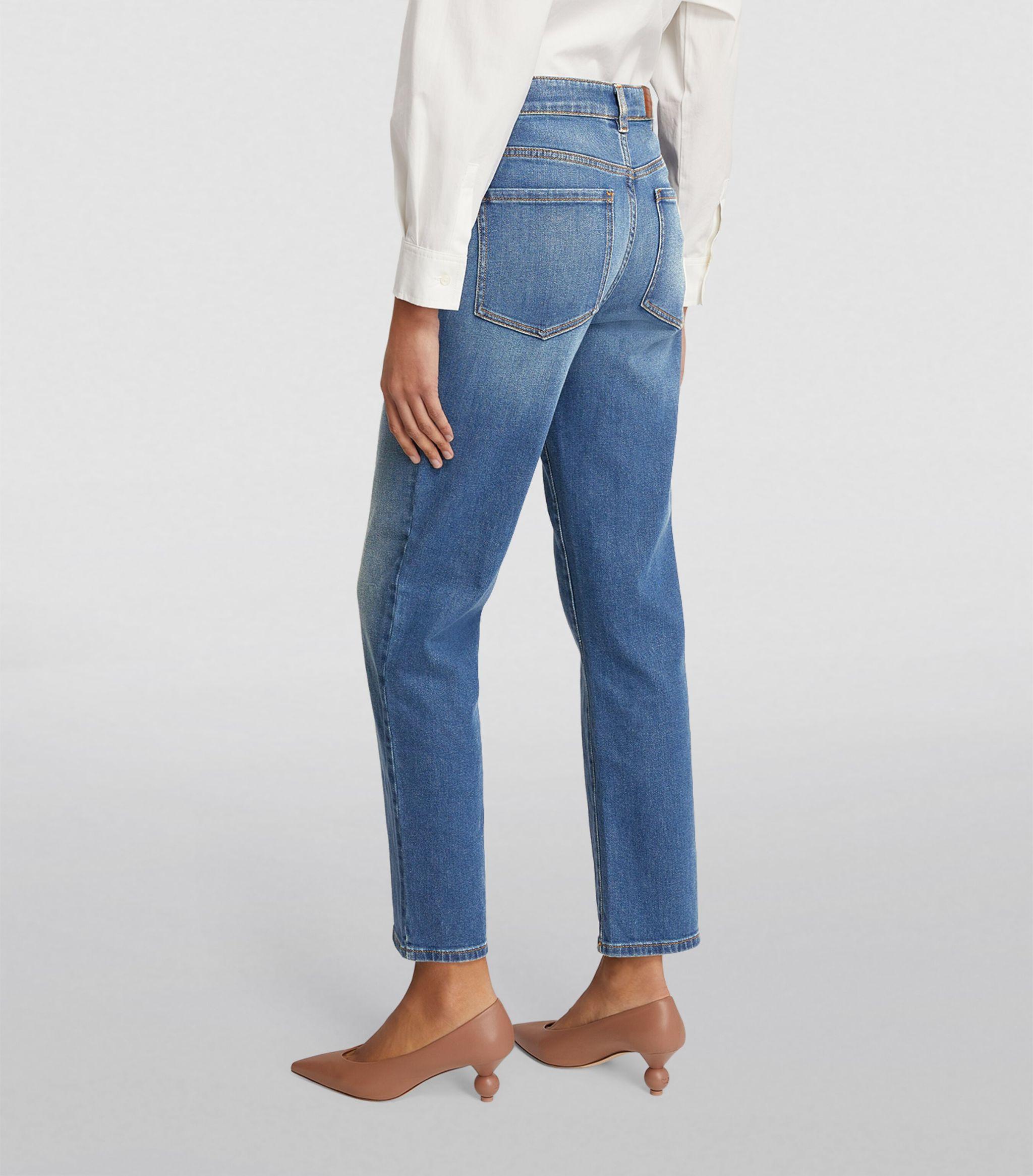 Weekend by Maxmara Ortisei Straight-Leg Jeans in Blue | Lyst Weekend by Maxmara Ortisei Straight-Leg Jeans in Blue | Lyst