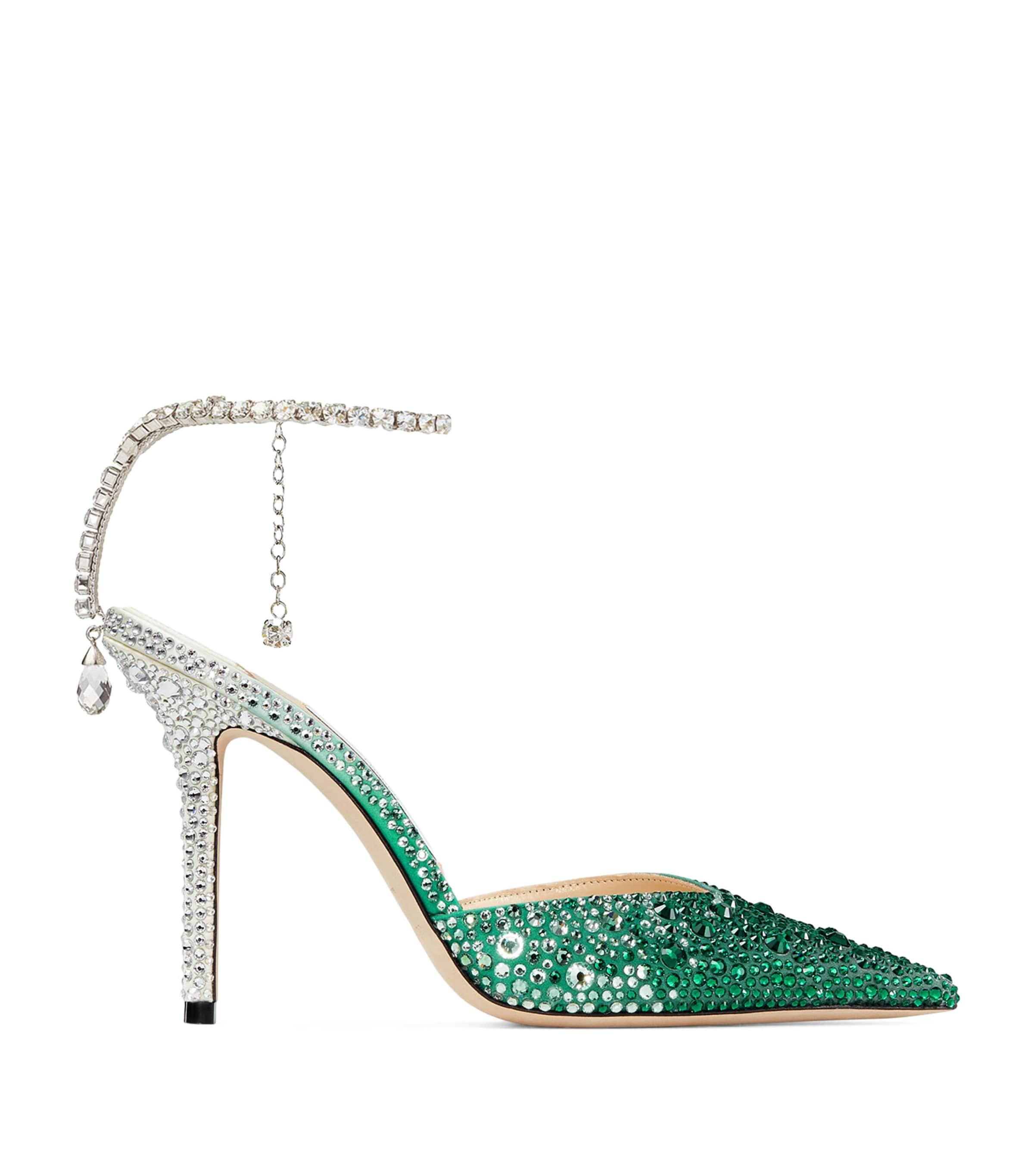 Saeda 100 Jimmy Choo Shoes With Swarovski Crystals Jimmy Choo