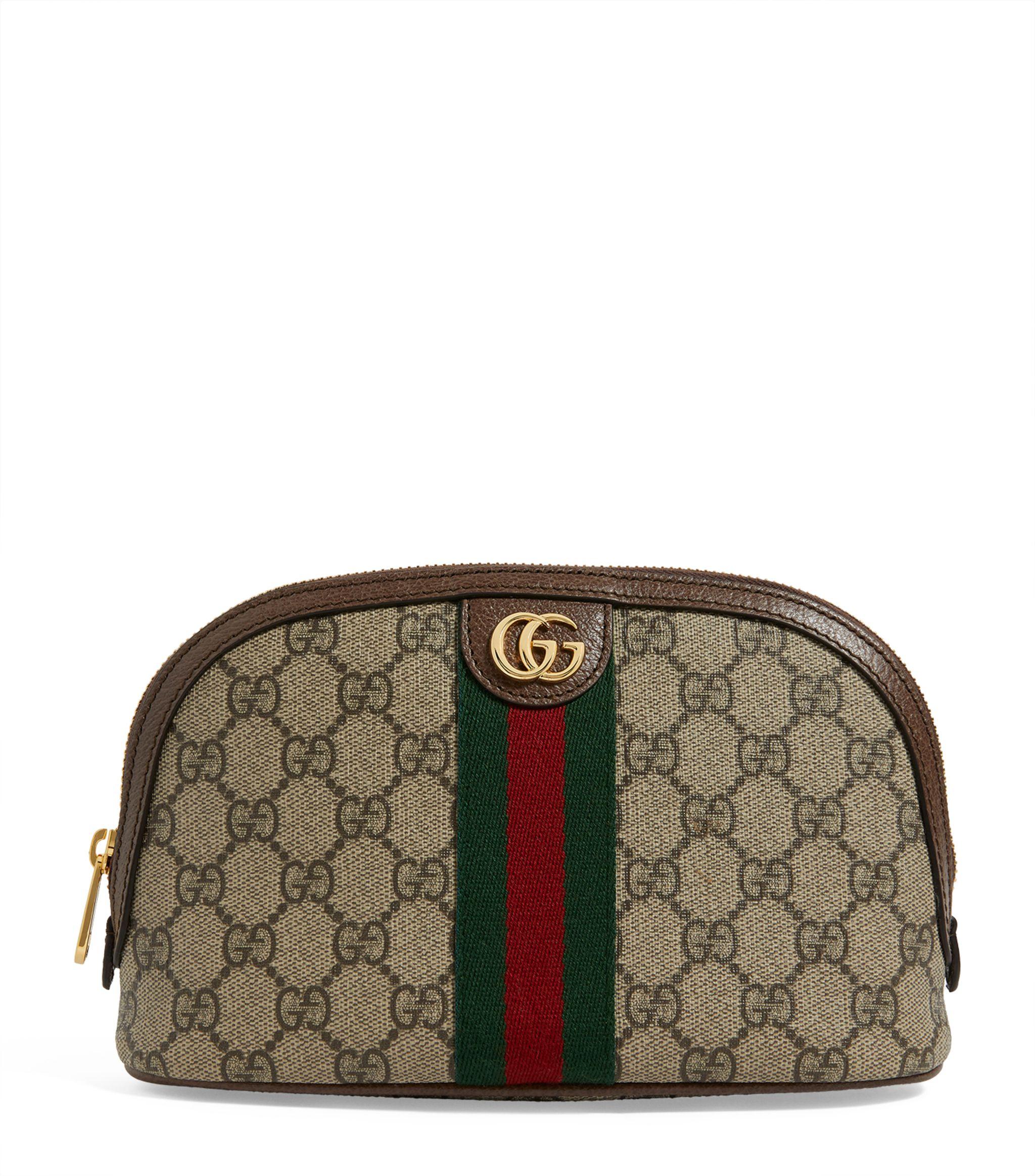 Gucci Ophidia gg Medium Cosmetic Case in Natural Lyst