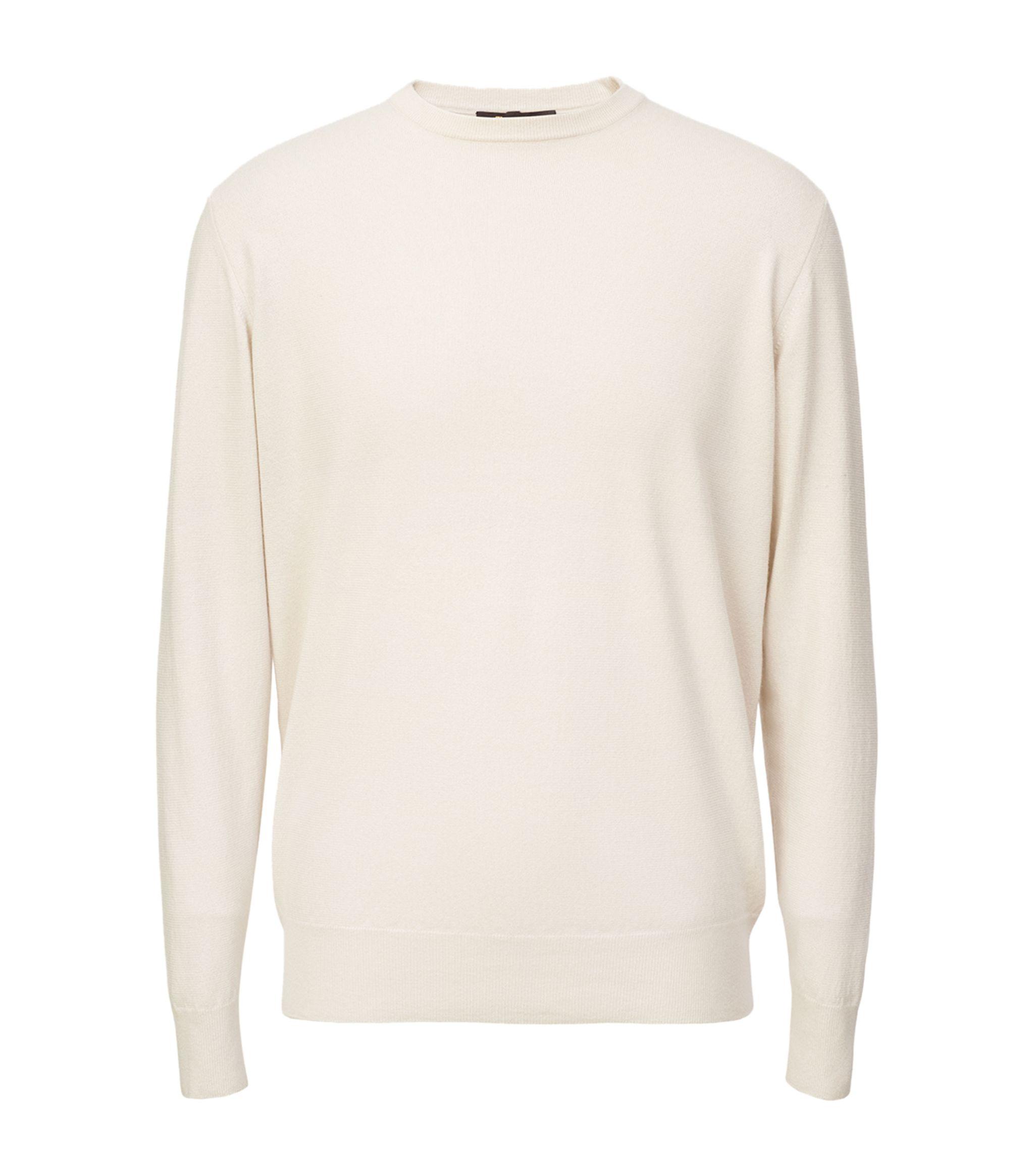 Loro Piana Baby Cashmere Knit Sweater in Gray for Men - Lyst