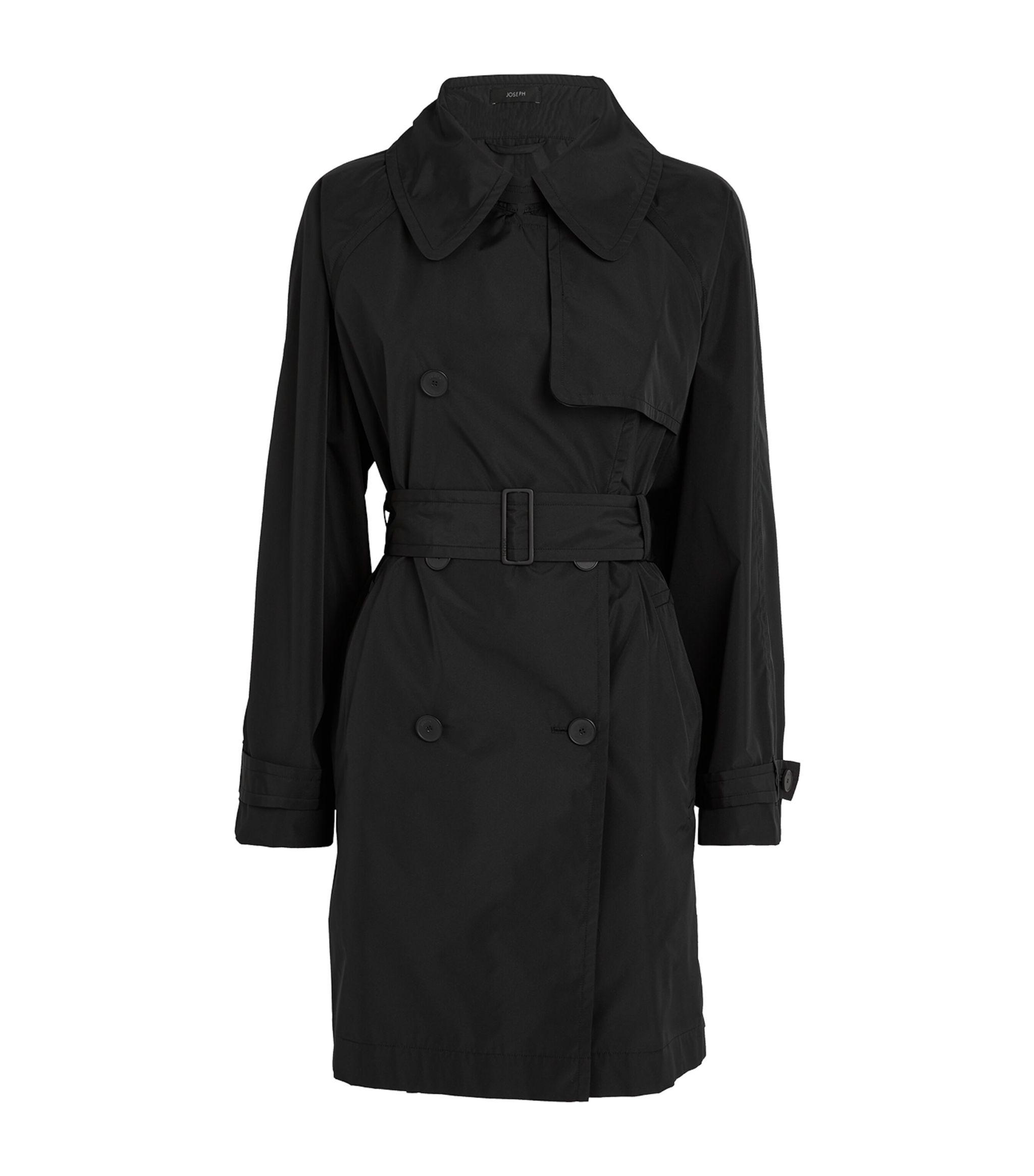 JOSEPH Rainwear Trench Coat in Black Lyst