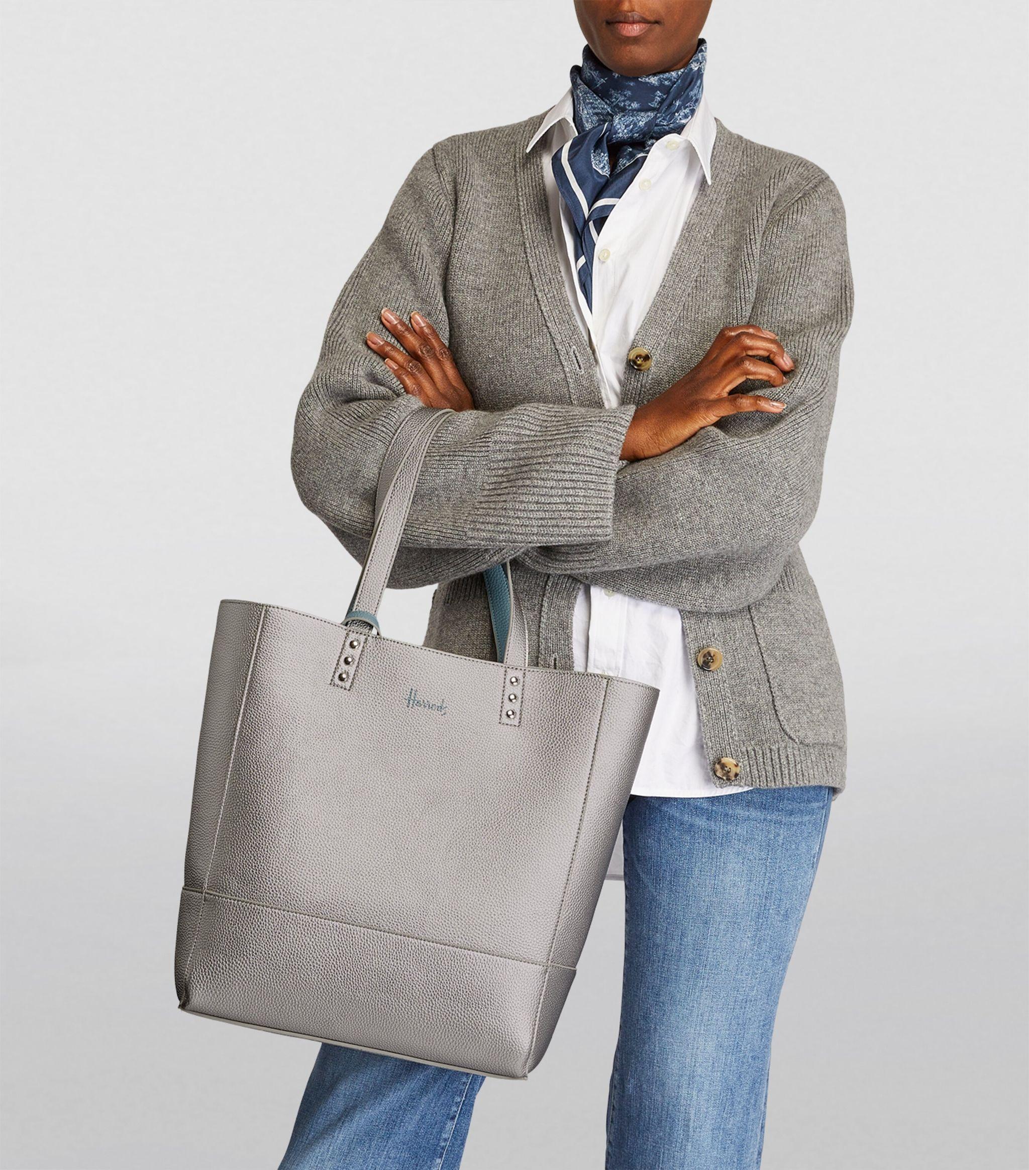 Harrods fern outlet reversible tote bag