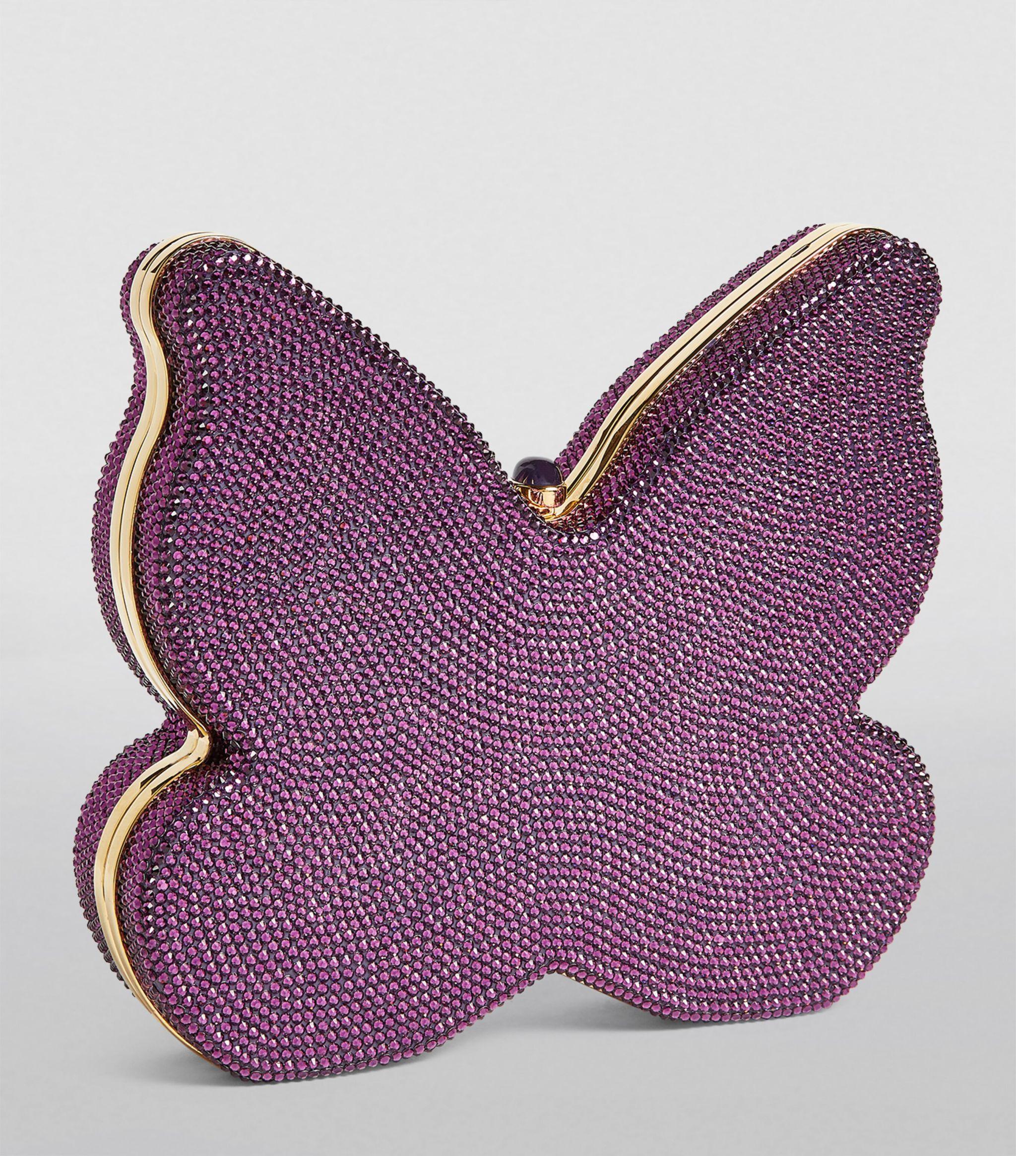 Judith Leiber Metallic Lizard Butterfly Clutch – Ladybag International