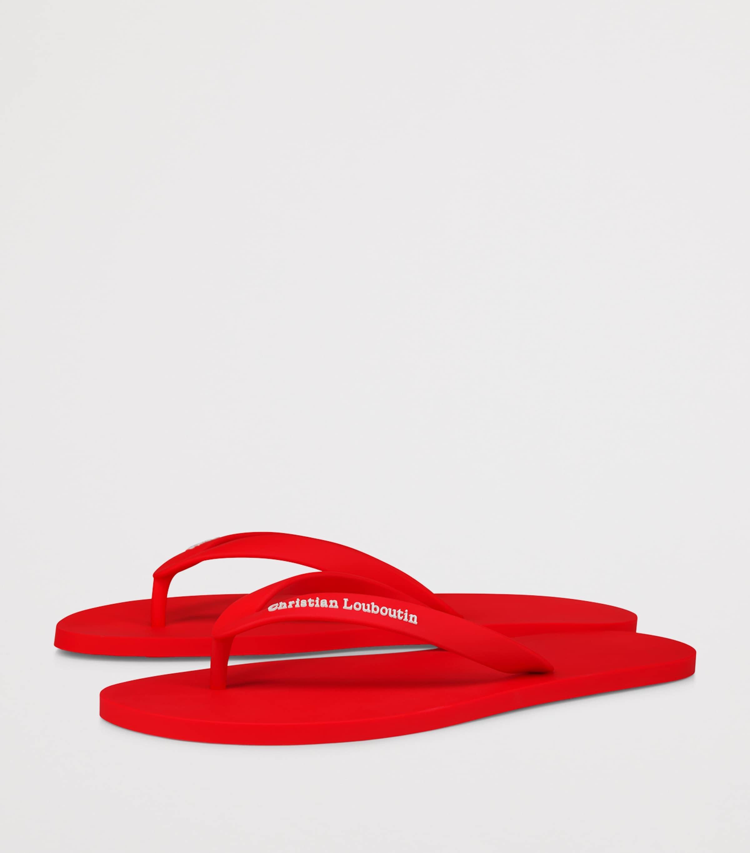 未使用展示品 クリスチャンルブタン サンダル メンズ レッドソール 42 Red Christian Louboutin Sandals and Slides for Men | Lyst