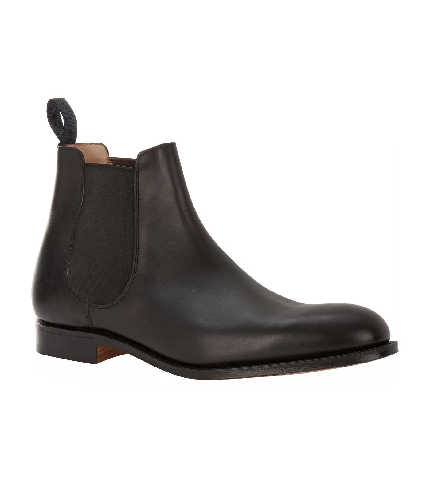 church's black chelsea boots