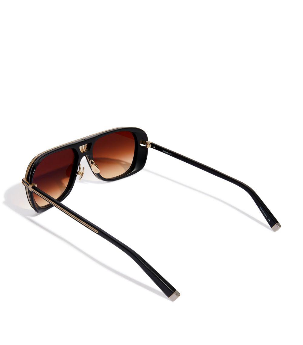 Matsuda Gradient Lens Aviator Sunglasses in Brown for Men Lyst UK