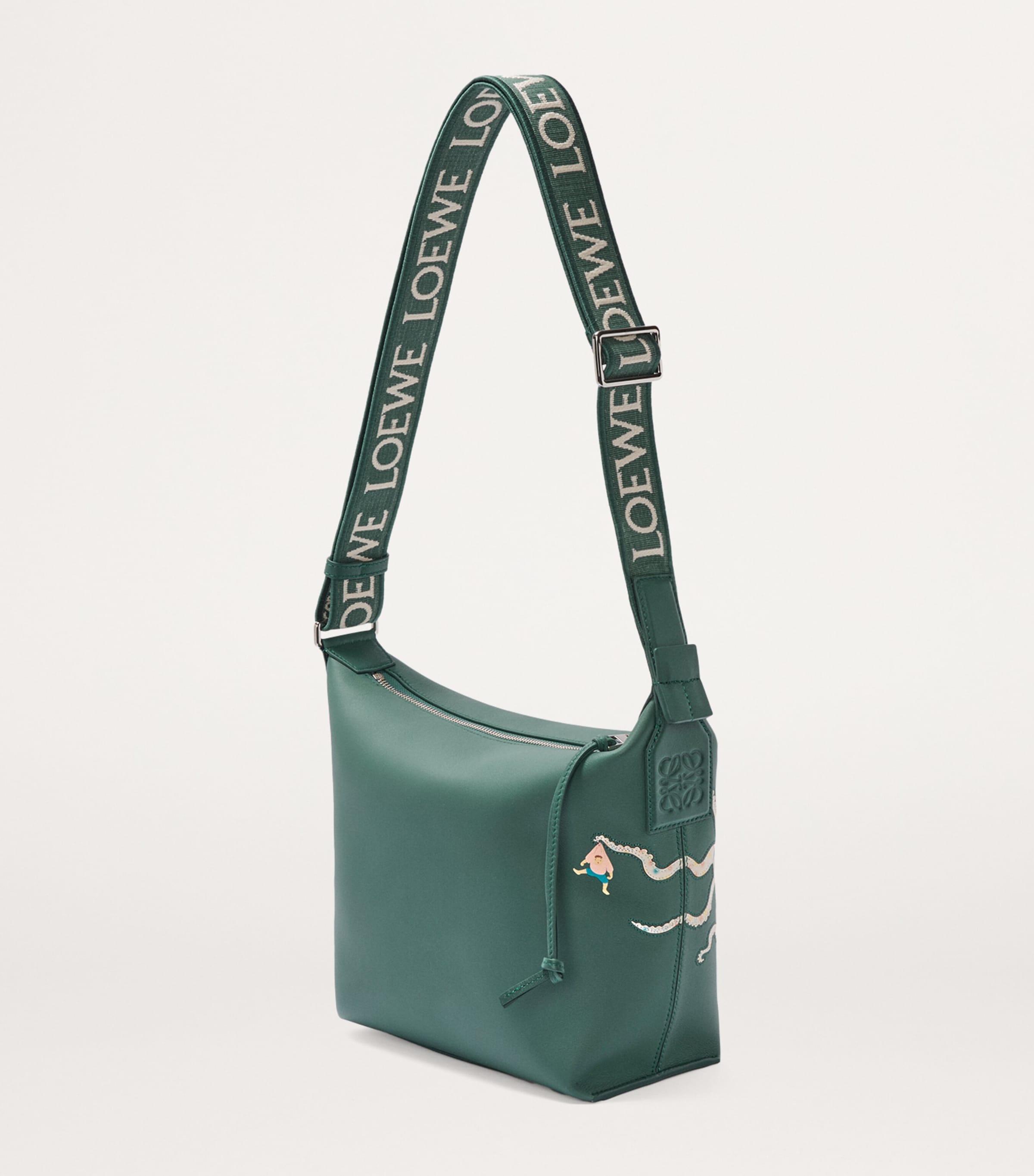 LOEWE X Suna Fujita ロエベ x スナフジタ CUBI CROSSBODY S Loewe X Suna Fujita Small Leather Cubi Cross-Body Bag in