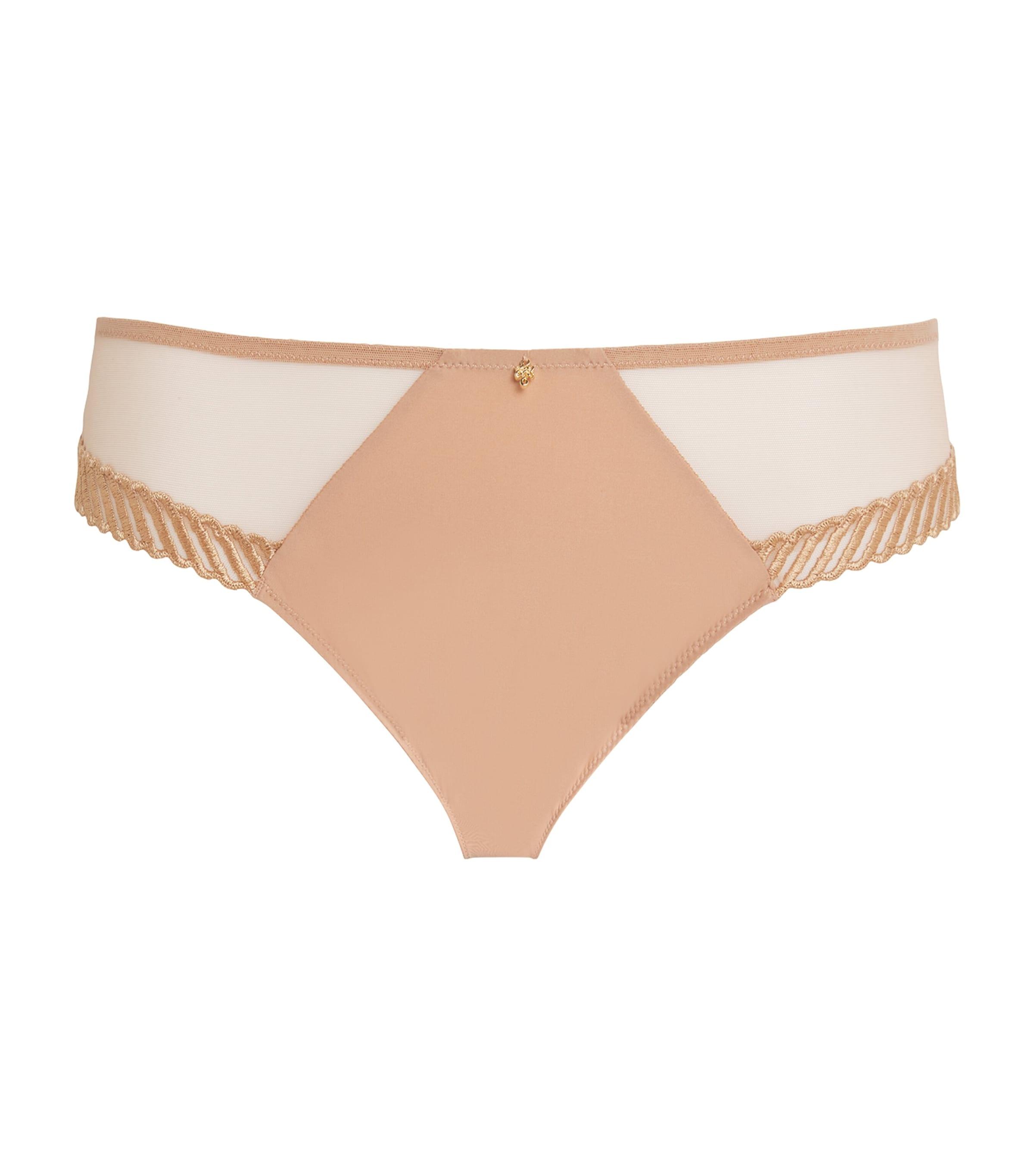 ショーツ Aubade Brazilian brief Illusion Fauve (White) Slip brésilien AUBADE ILLUSION FAUVE ULTRAVIOLET - Falbalas
