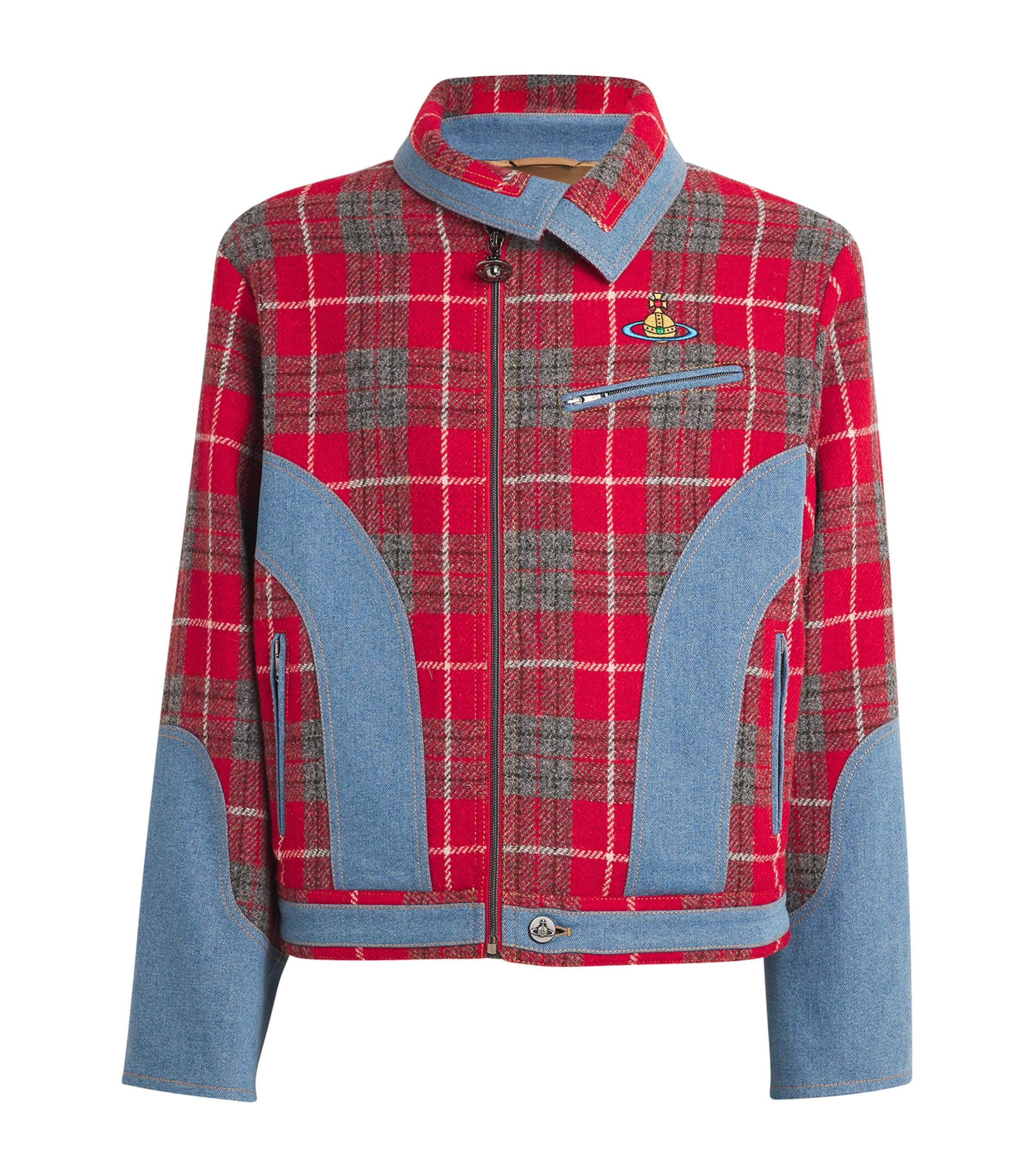 Vivienne Westwood Cowboy Bomber Jacket in Red for Men Lyst UK