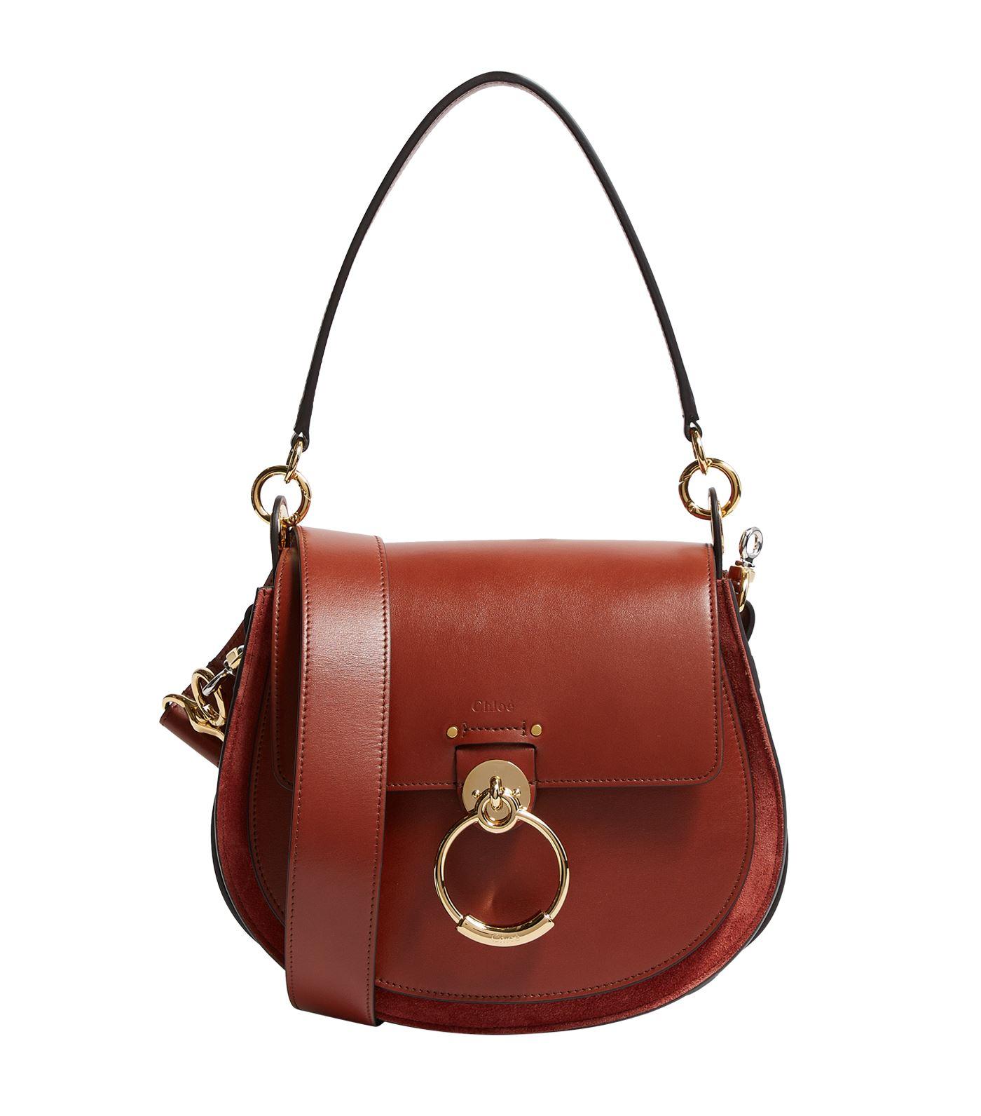 Brown Leather Saddle Bag Handbag :: Keweenaw Bay Indian Community