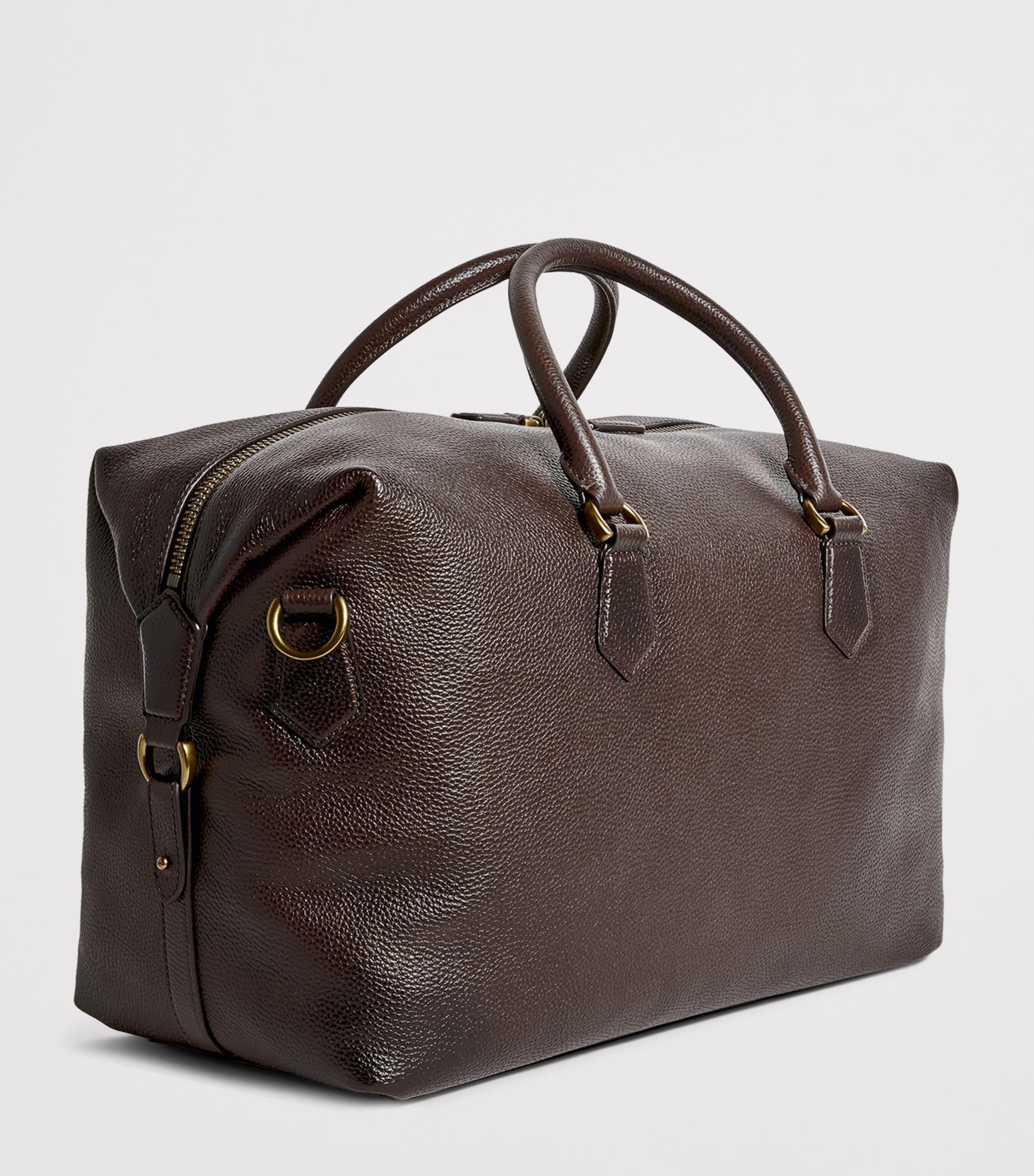 バッグ Old Polo Ralph Lauren Grained LeatherBag Polo Ralph Lauren Grained Leather Duffle Bag in Brown for Men | Lyst