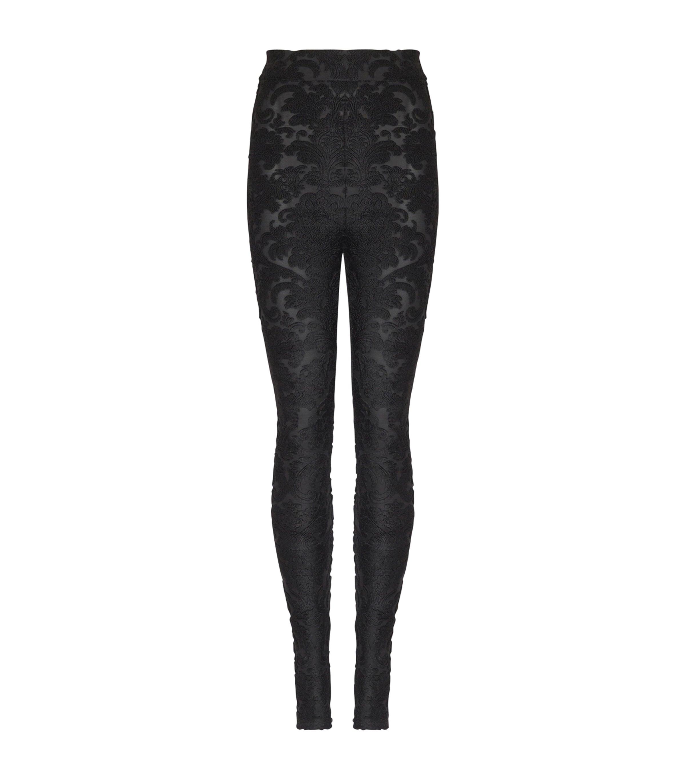 【関税＆送料込み】Balmain Leggings PB Labyrinth knit leggings beige beige - Women | BALMAIN