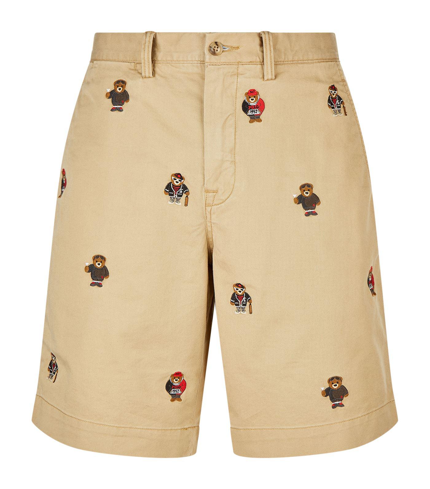 ralph lauren bear shorts