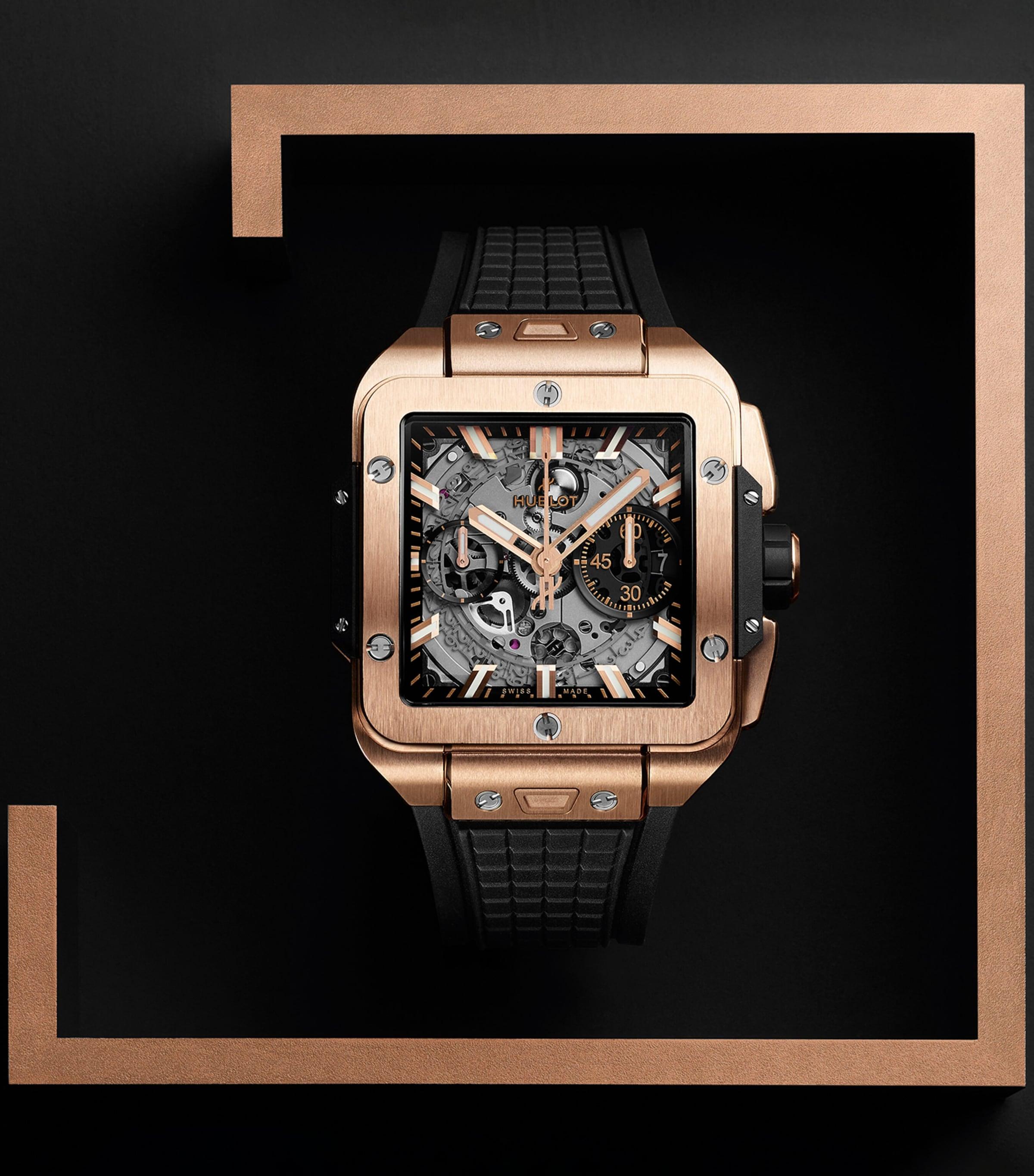 Hublot King Square Bang Unico Watch in Black for Men Lyst UK