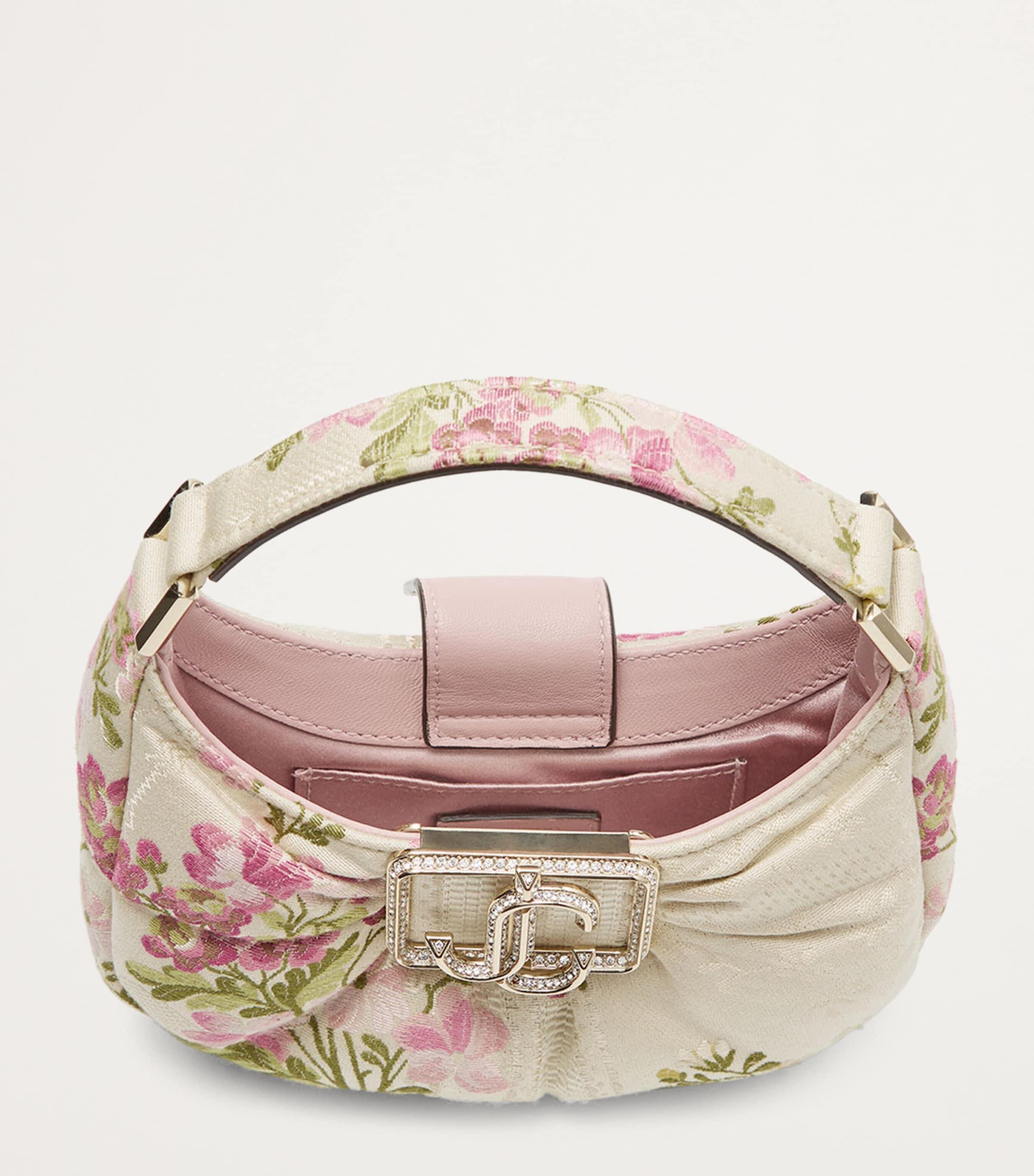 ジミーチュウ 「Edie Hobo Mini」バッグ 全3色 Edie Hobo Mini | Silver Vintage Metallic Leather Mini Bag