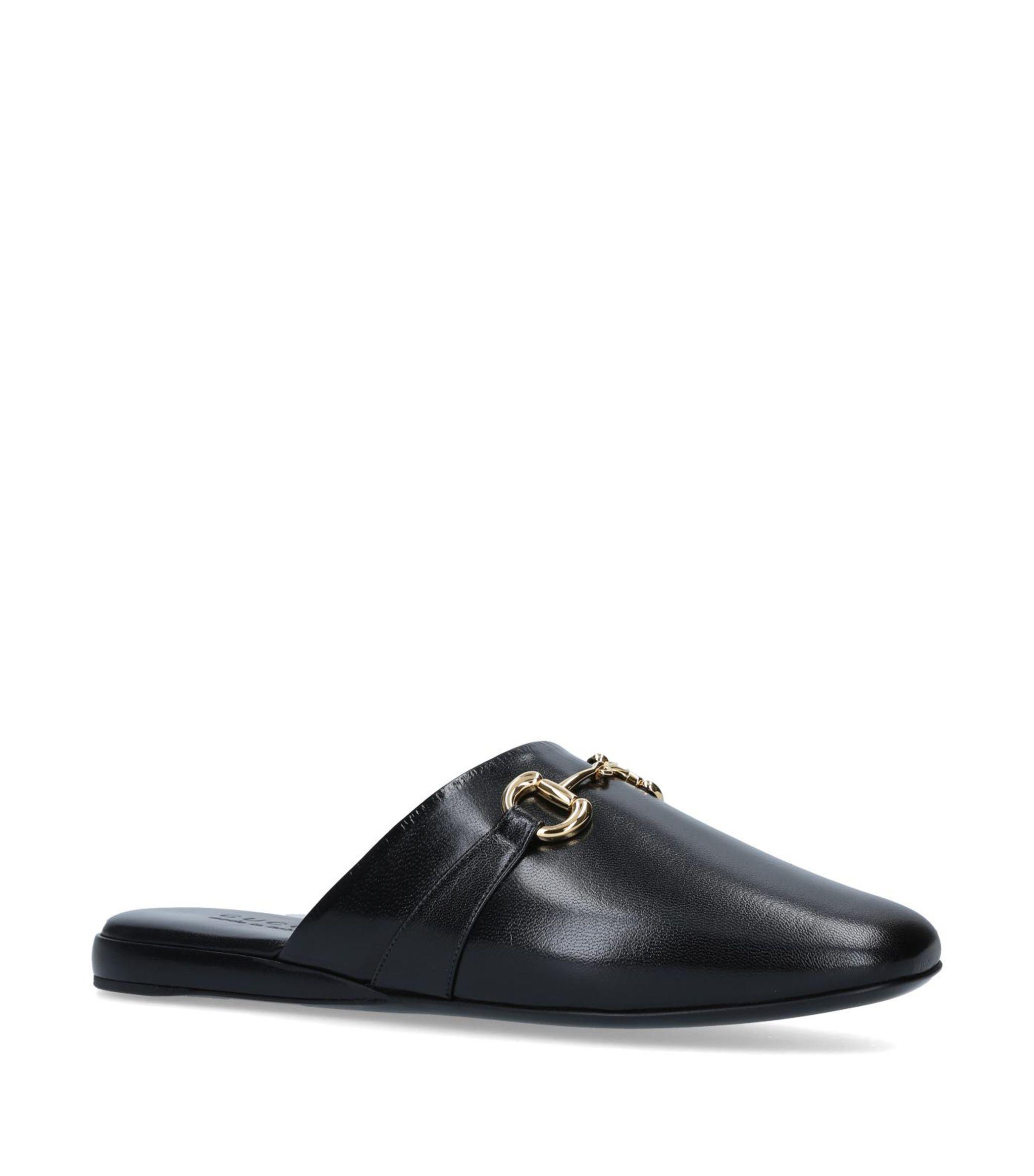 gucci horsebit slippers