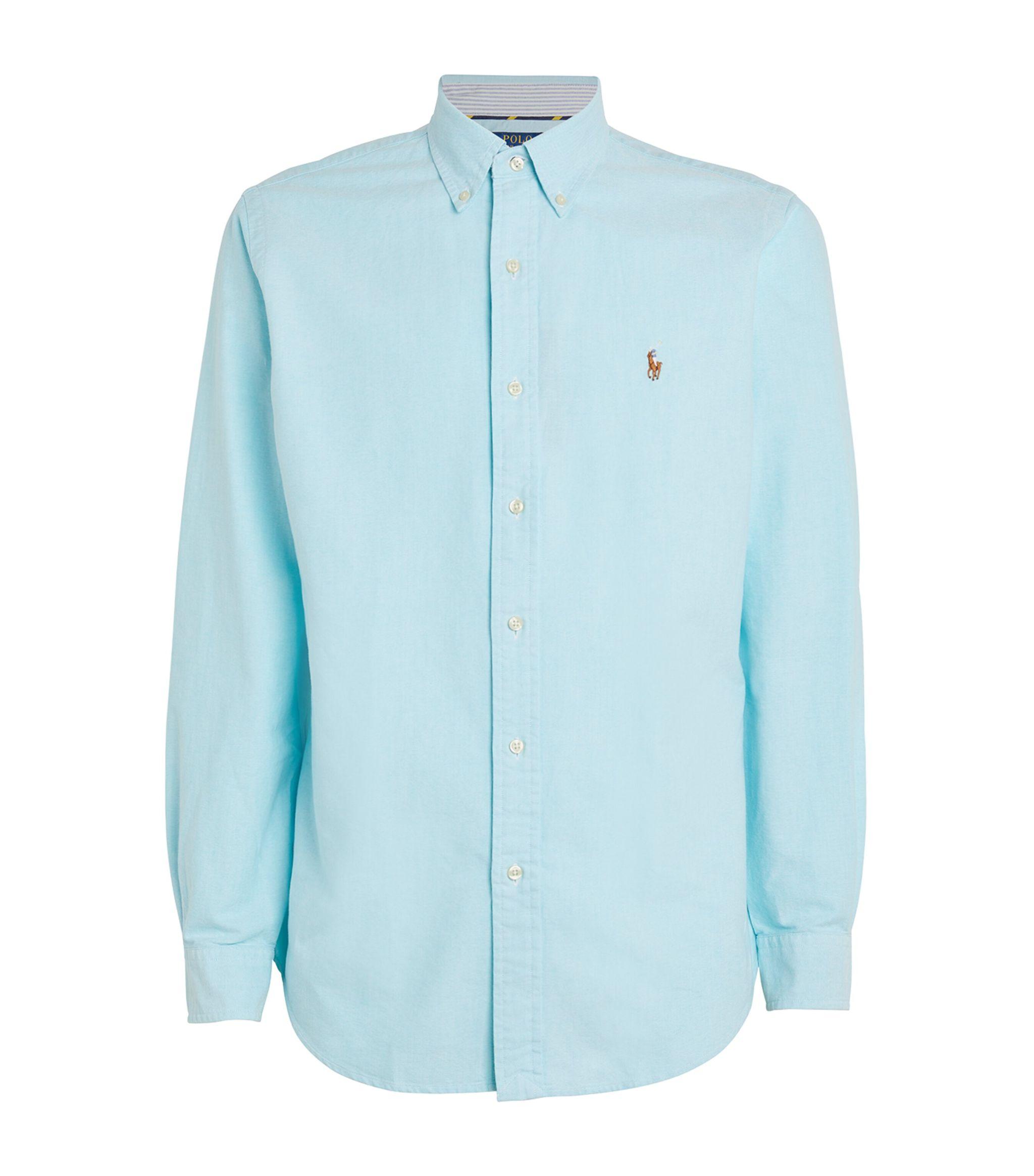 Polo Ralph Lauren Polo Pony Oxford Shirt in Blue for Men | Lyst