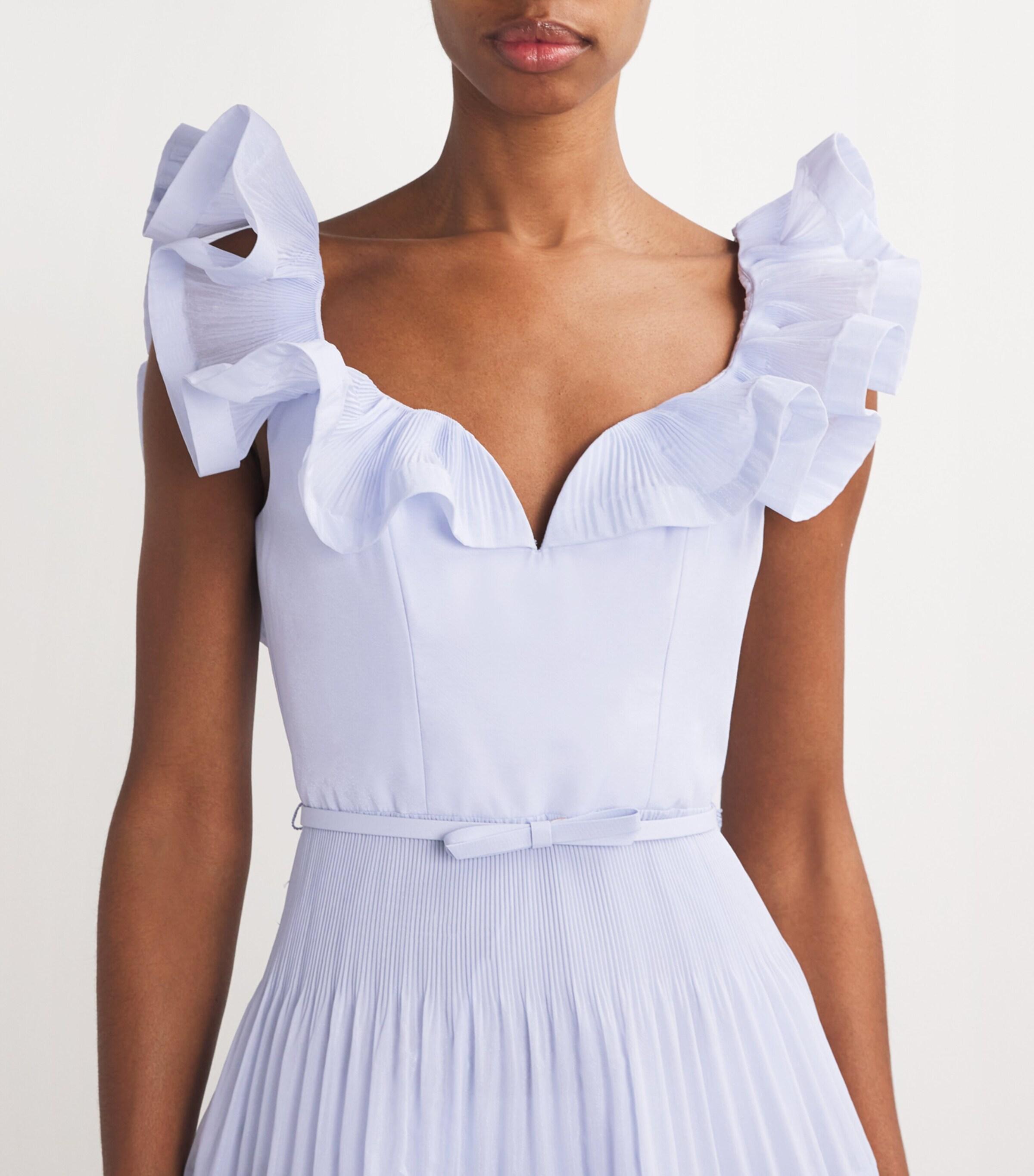 【Zimmermann】PLEATED FRILL MINI DRESS プリーツ フリル ミニ Zimmermann Pleated Frill Minidress | Nordstrom