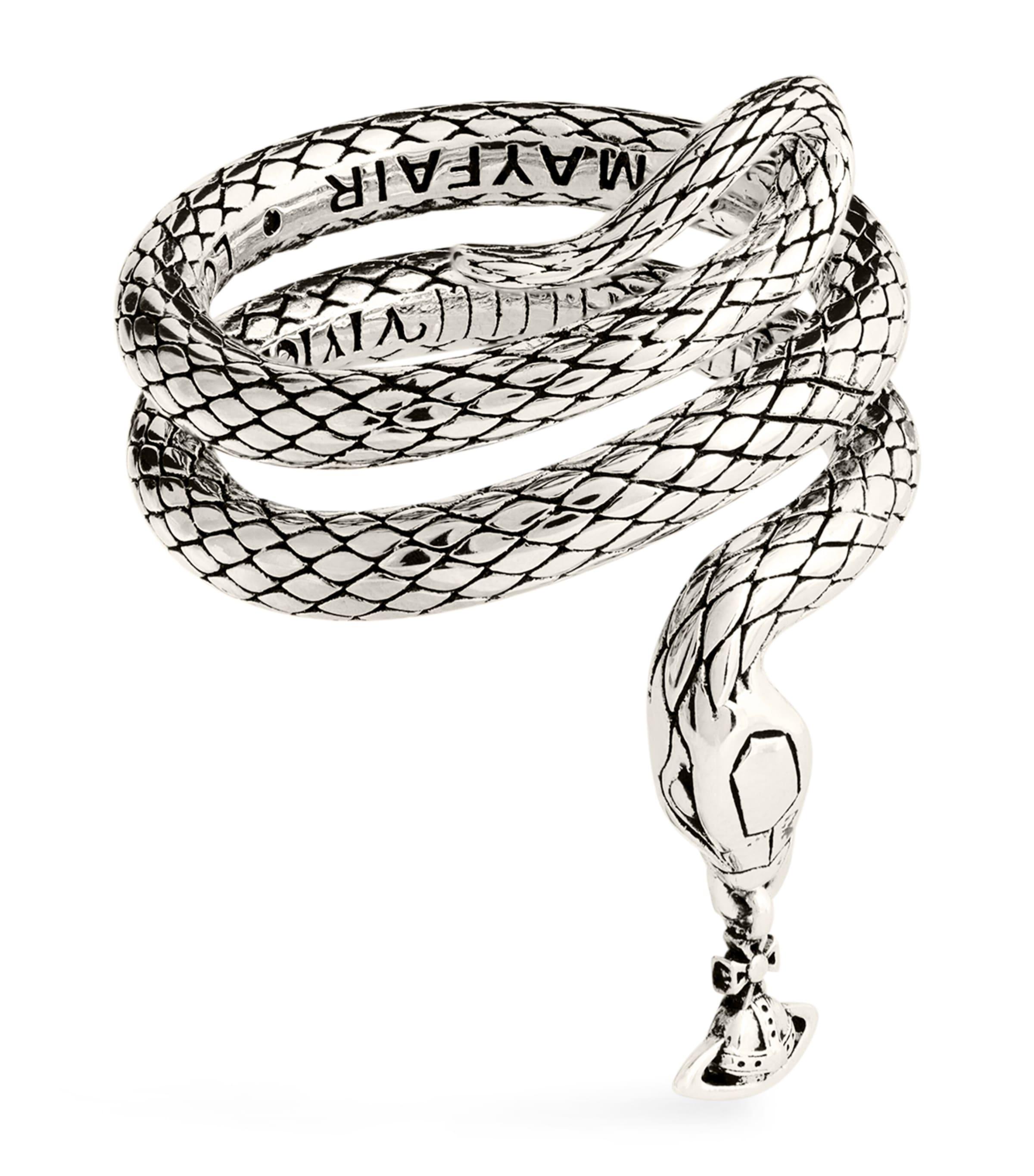 【Vivienne Westwood】Albane リング Vivienne Westwood Albane Snake Ring / Sterling Silver