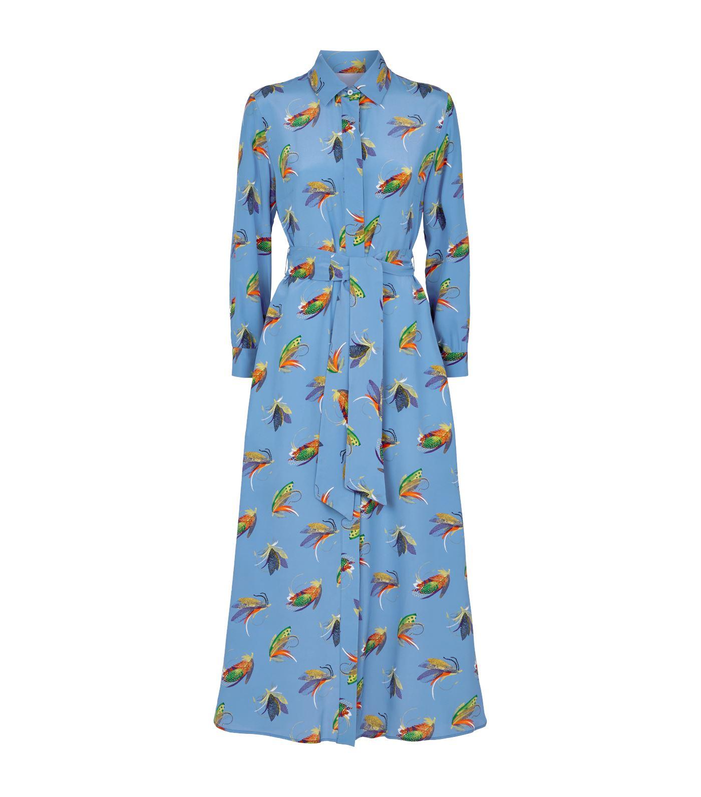 Weekend by Maxmara Silk Feather Print 