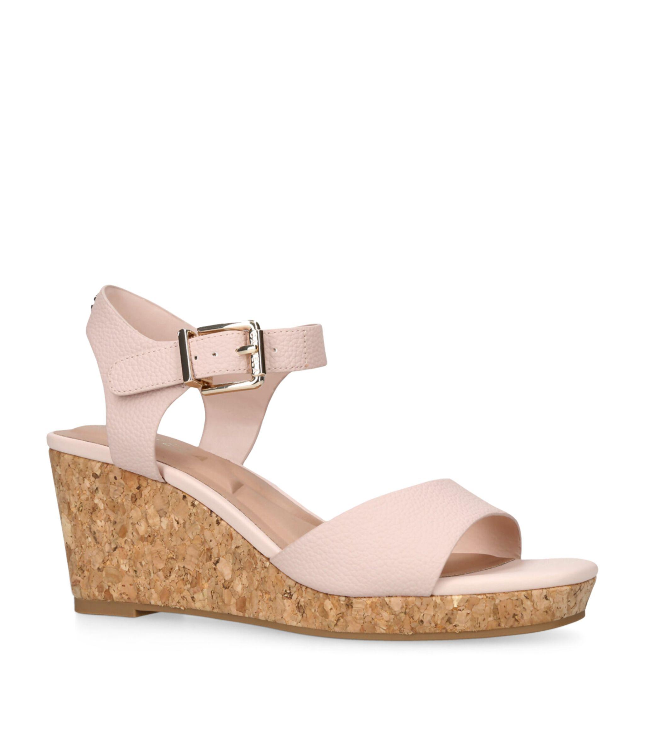 Carvela Kurt Geiger Sadie Wedge Sandals in Pink Lyst