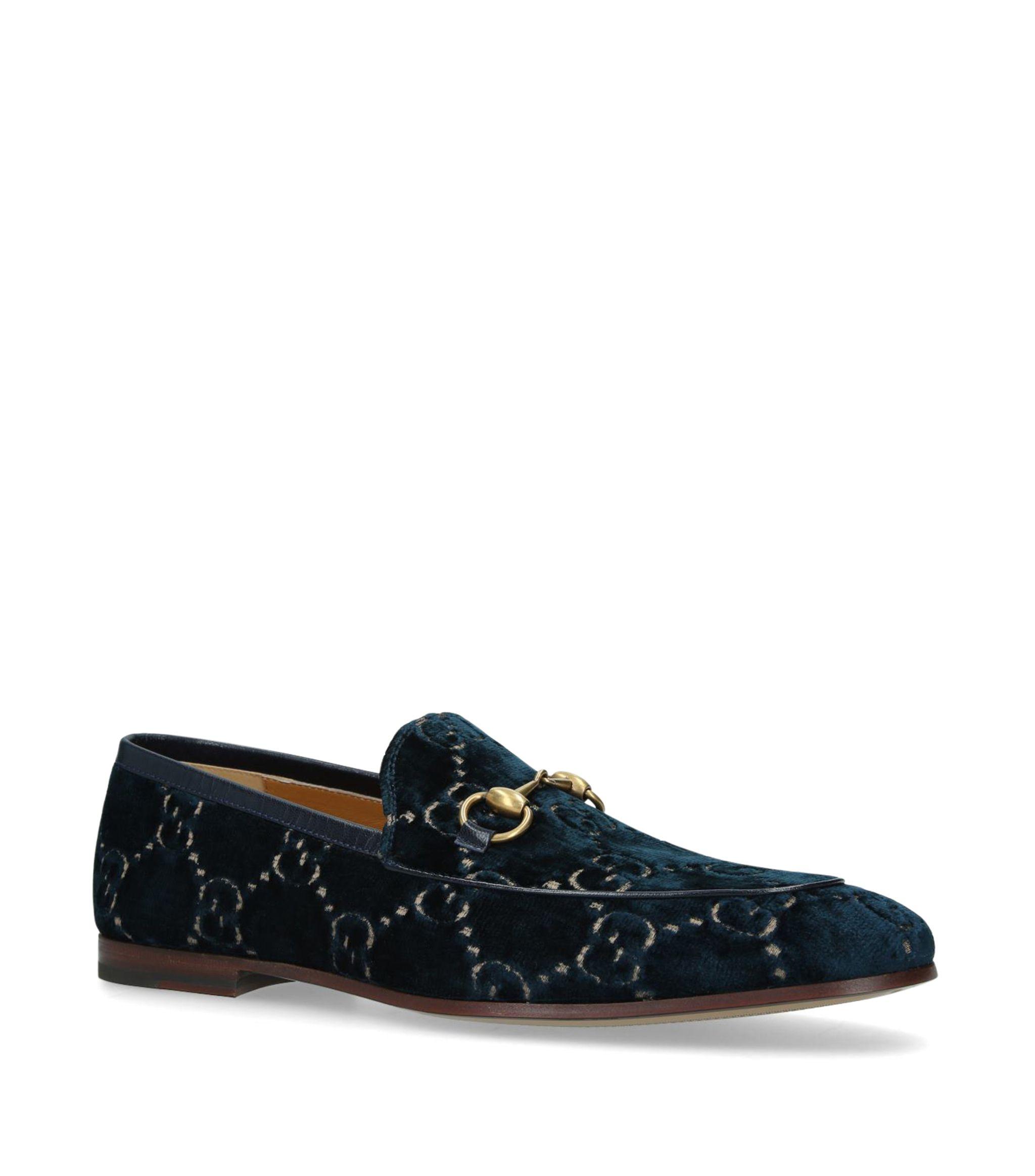 mens velvet gucci loafers