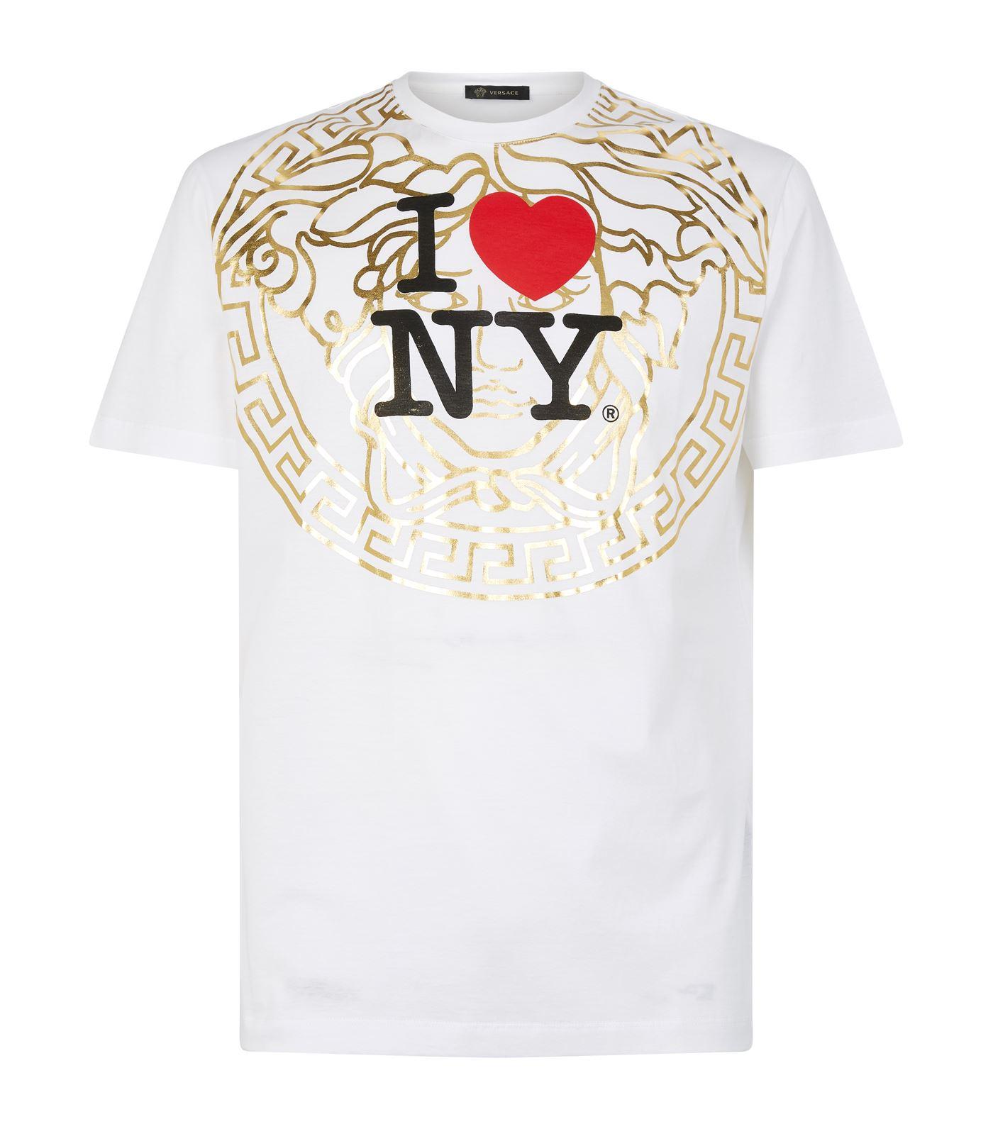 versace i love new york t shirt