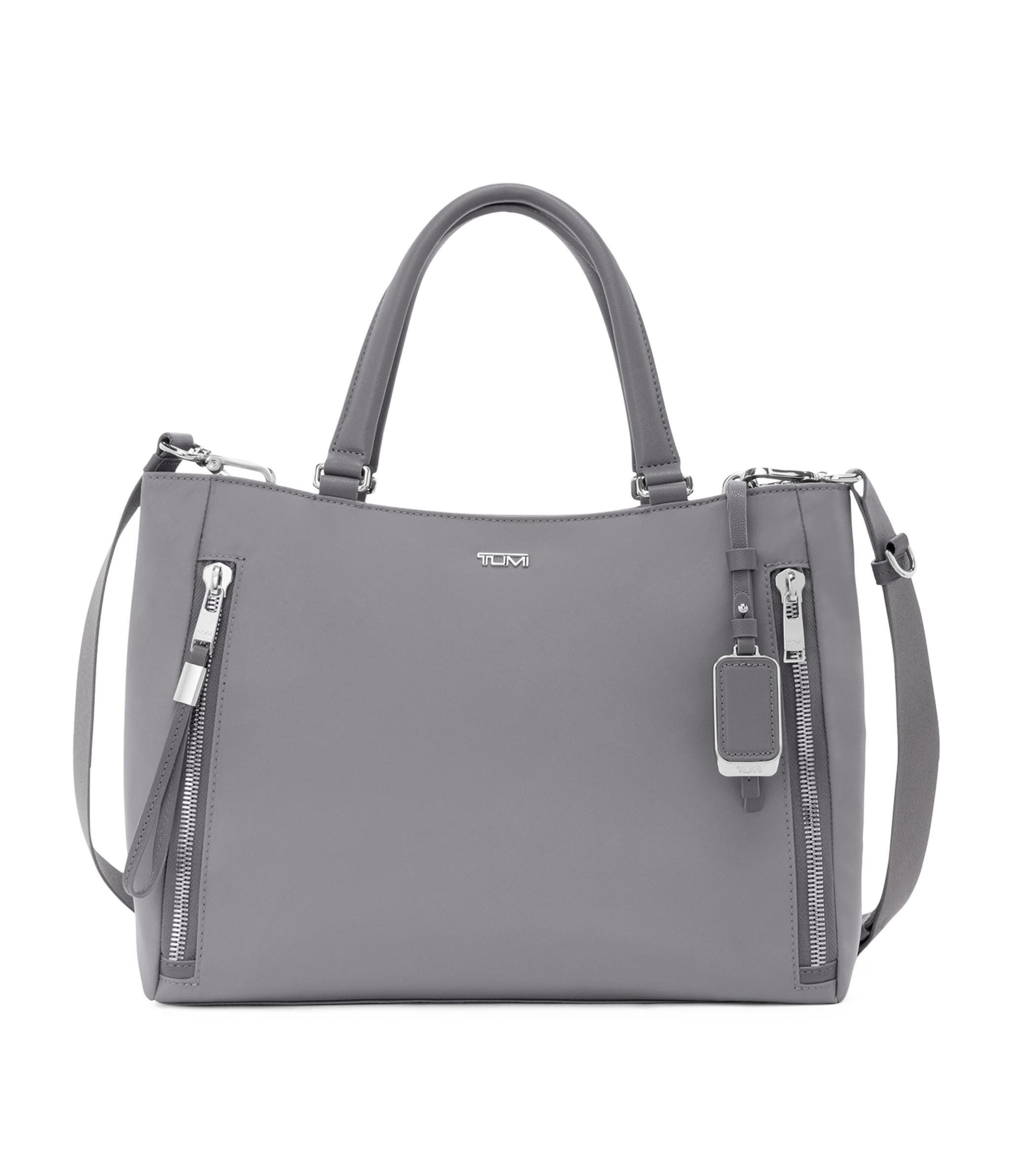 Tumi Nylon Voyageur Medium Valetta Tote Bag in Gray Lyst