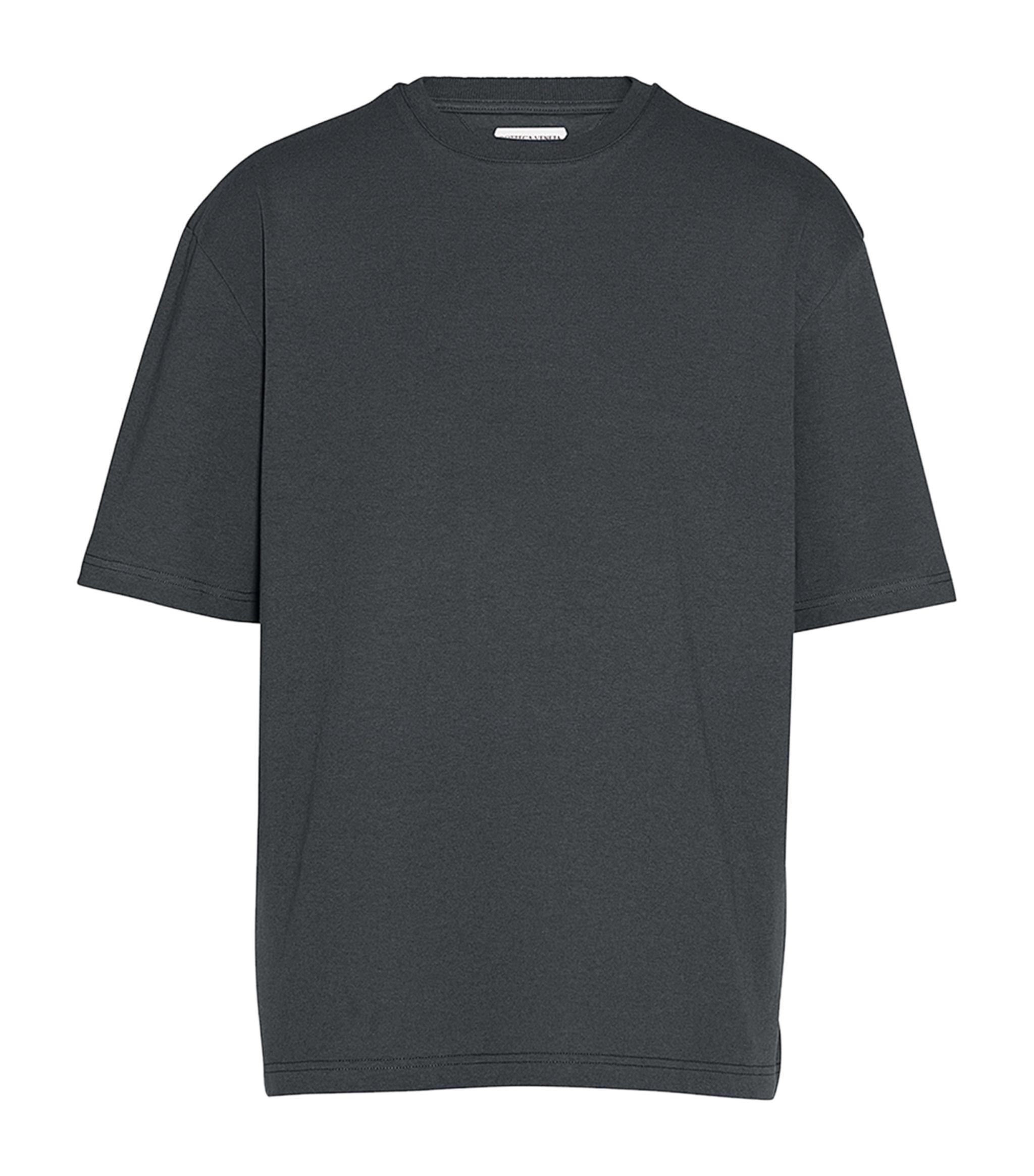 Bottega Veneta Cotton T-shirt in Gray for Men - Lyst