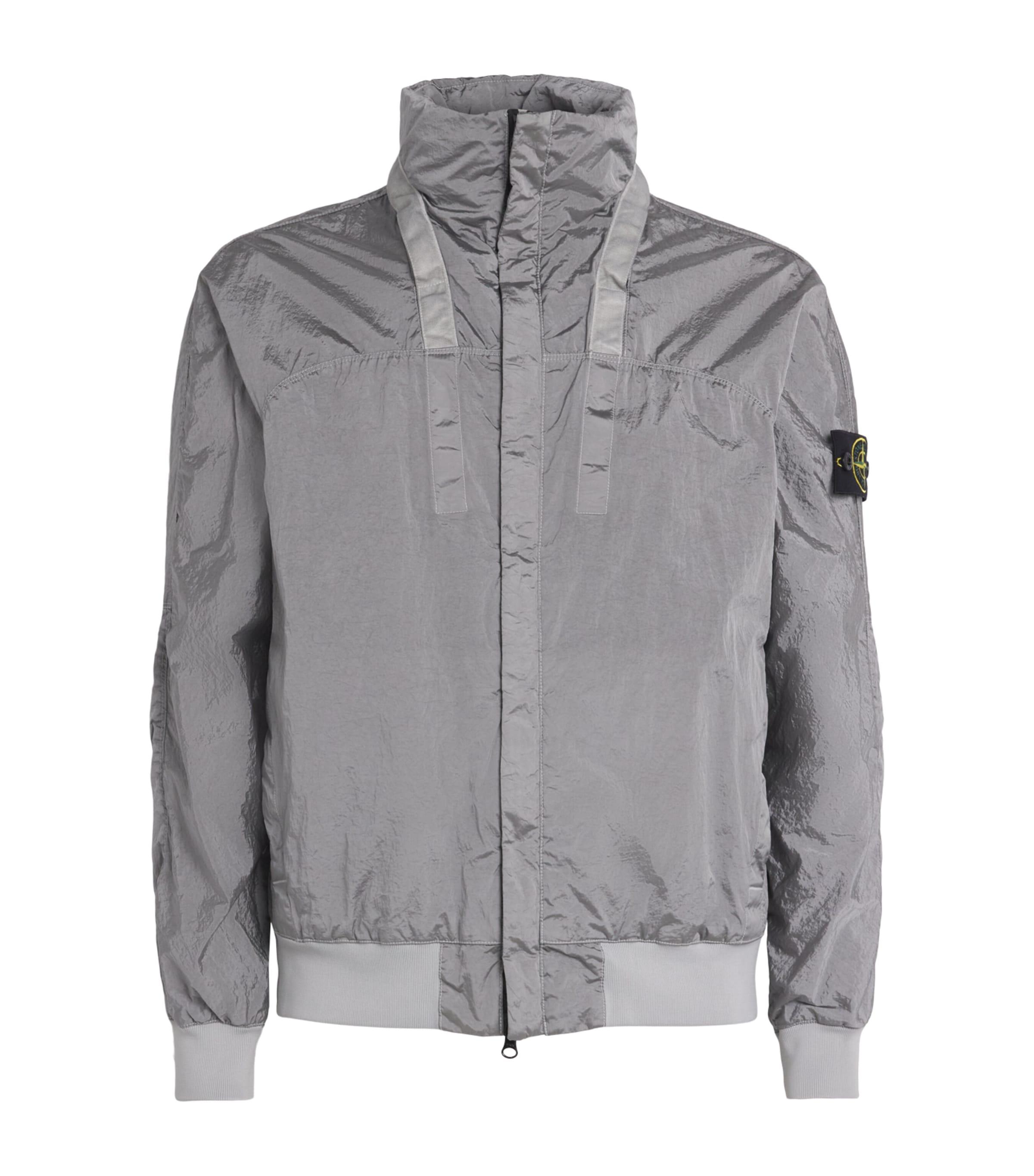 Stone Island Nylon Watro-Tc Jacket in Gray for Men | Lyst