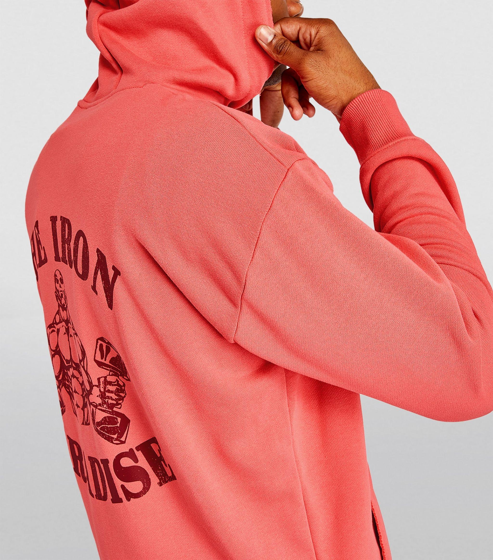 Under Armour Project Rock Iron Paradise Hoodie in Pink for Men | Lyst