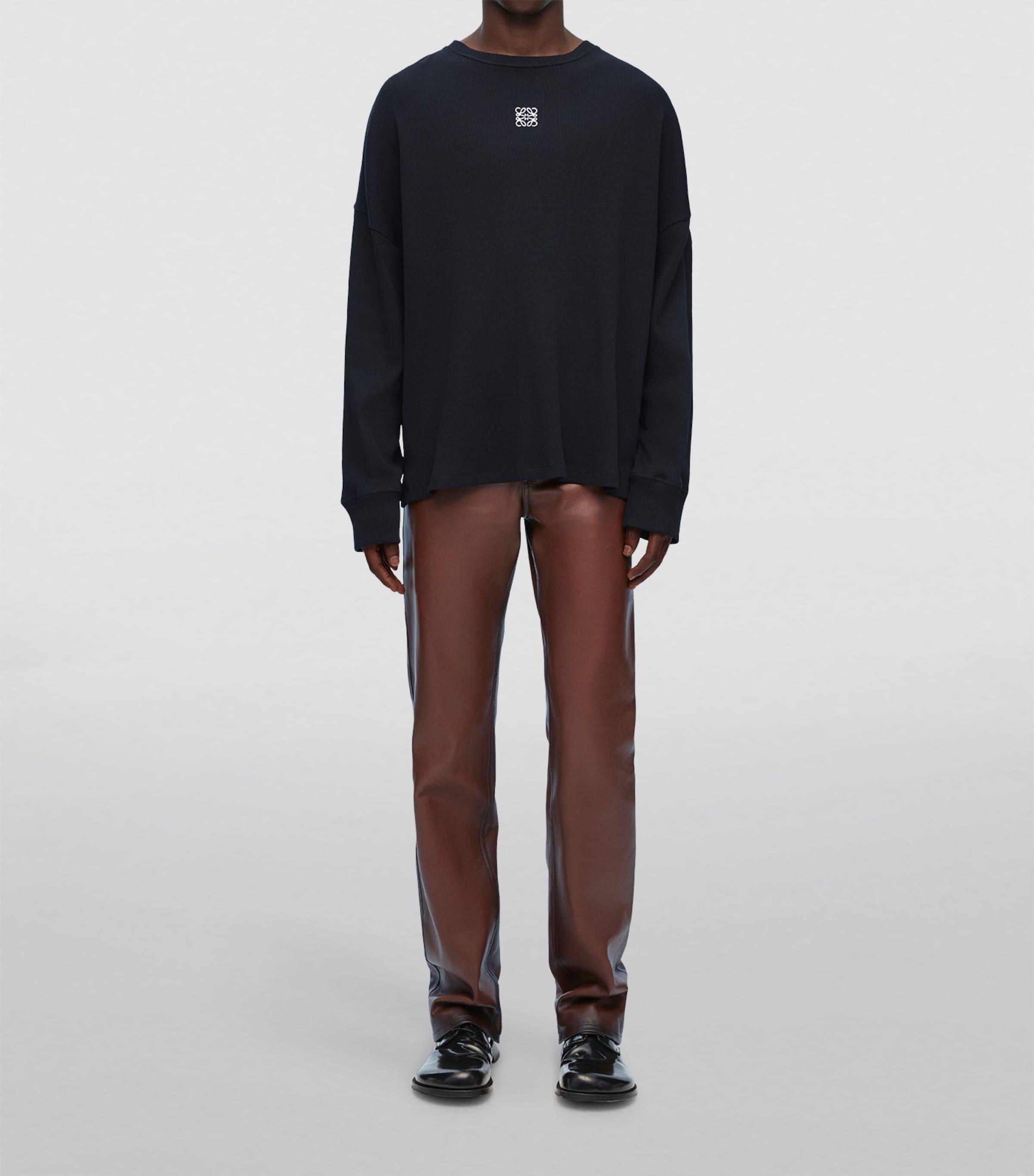 Loewe Long-Sleeve Logo T-Shirt in Black for Men | Lyst